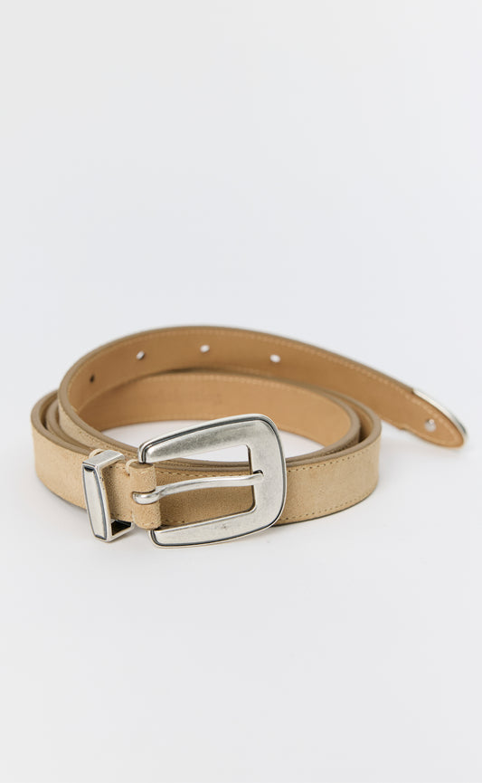 Riders Belt - Suede Taupe