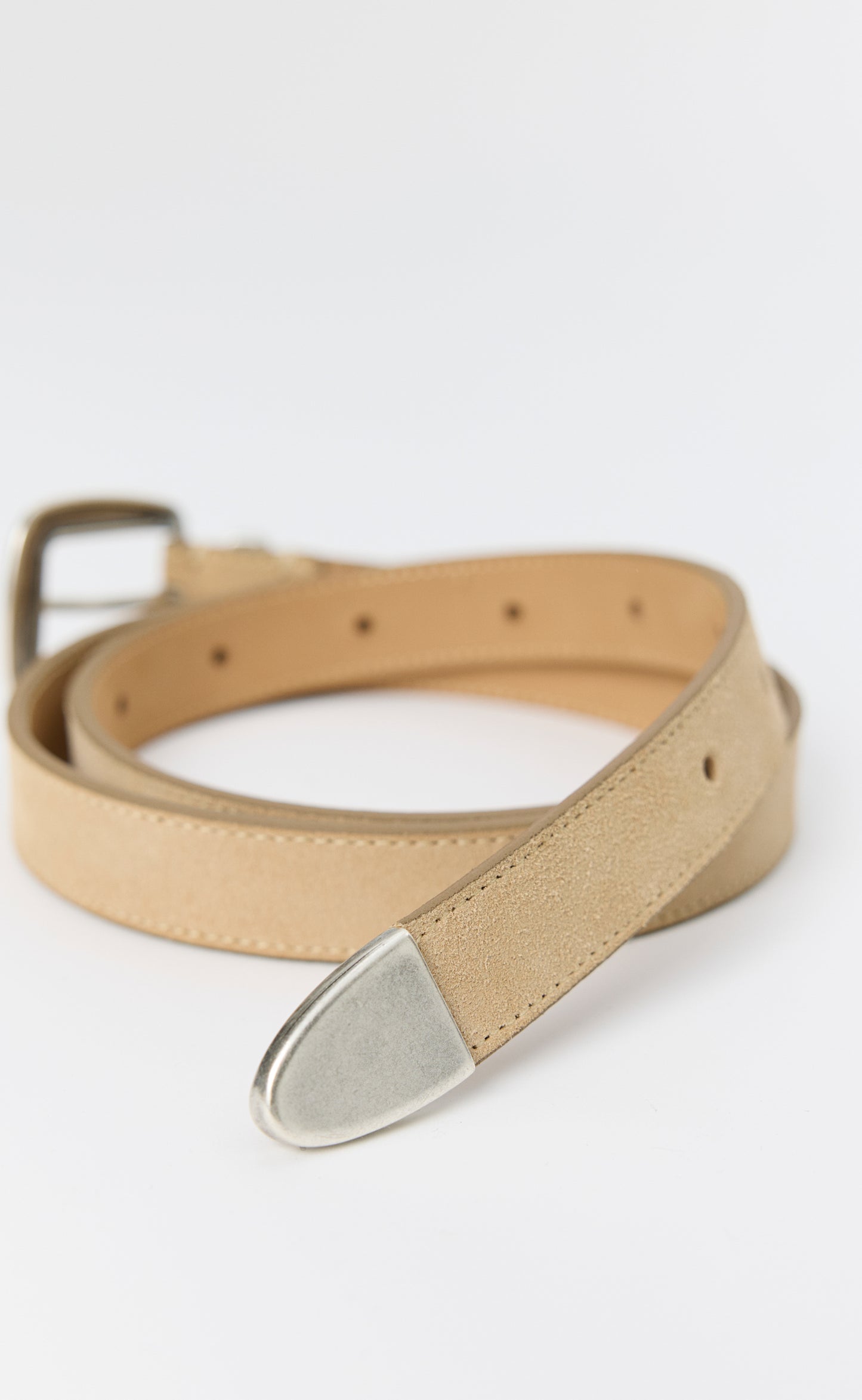 Riders Belt - Suede Taupe