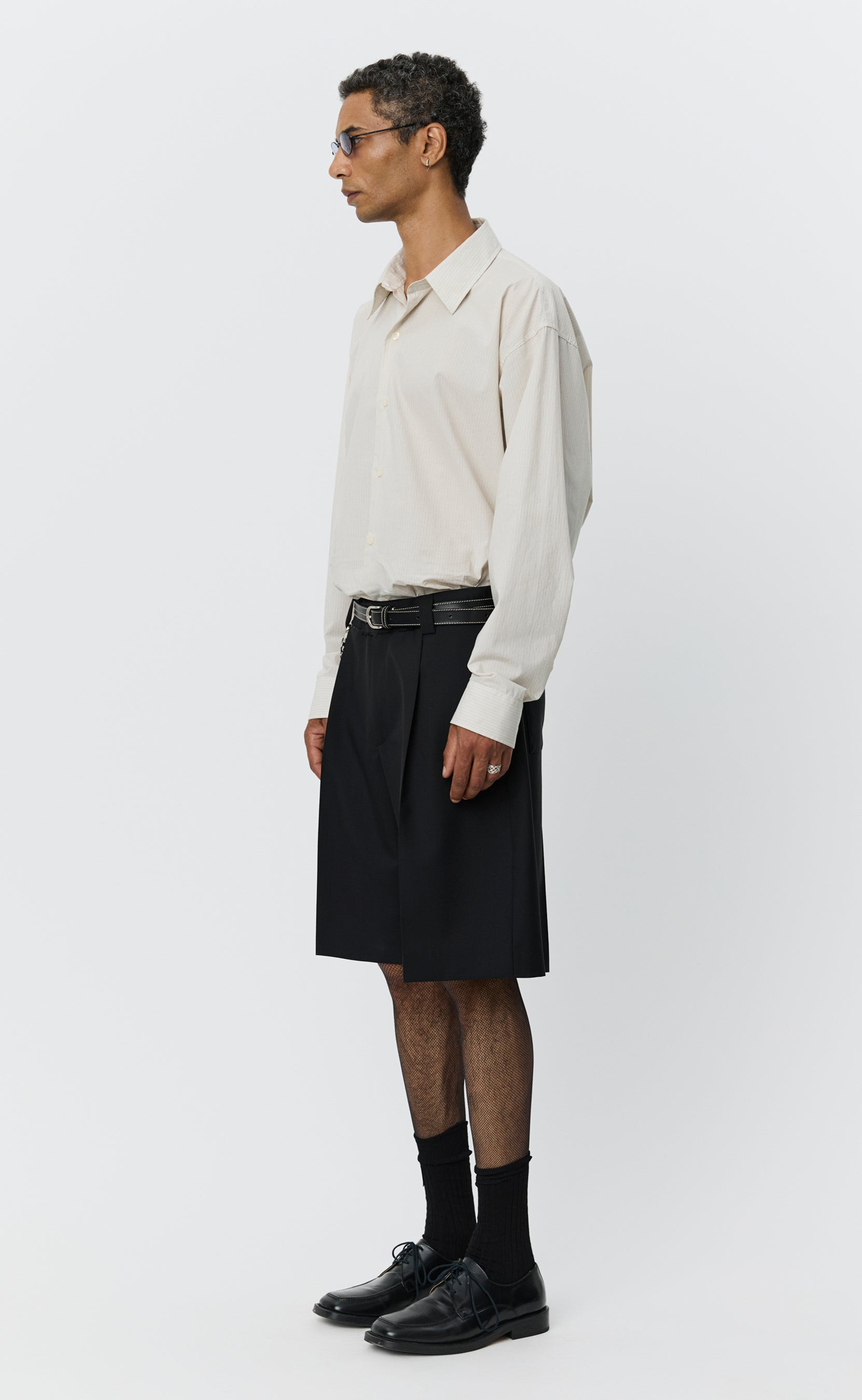 Classic Shorts - Black Tropical Wool – mfpen
