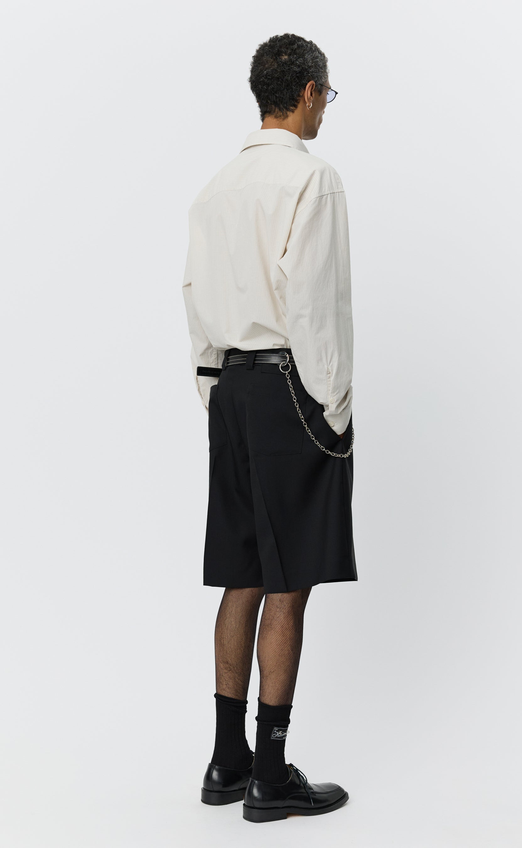Classic Shorts - Black Tropical Wool – mfpen