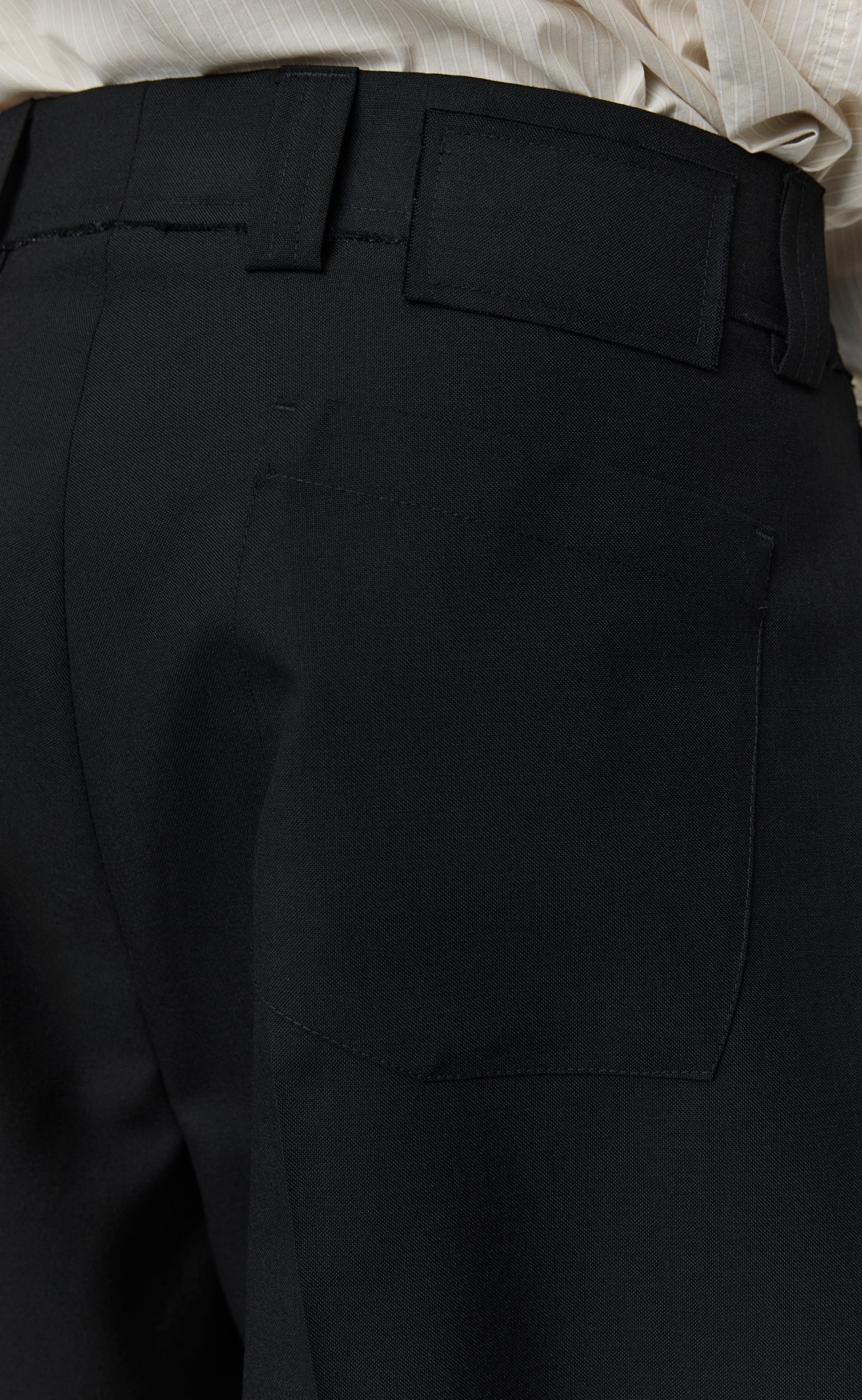 Classic Shorts - Black Tropical Wool – mfpen