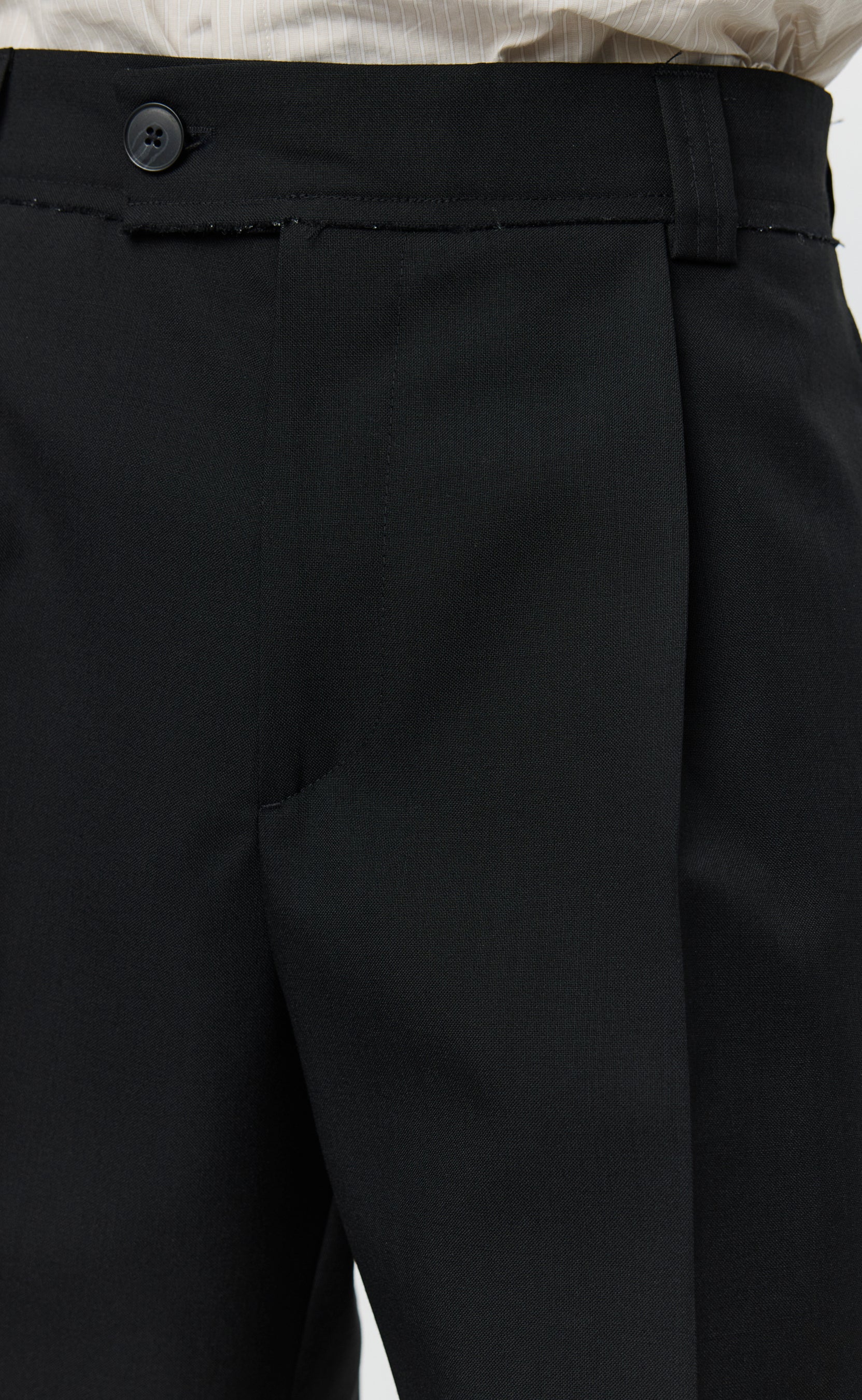 Classic Shorts - Black Tropical Wool – mfpen
