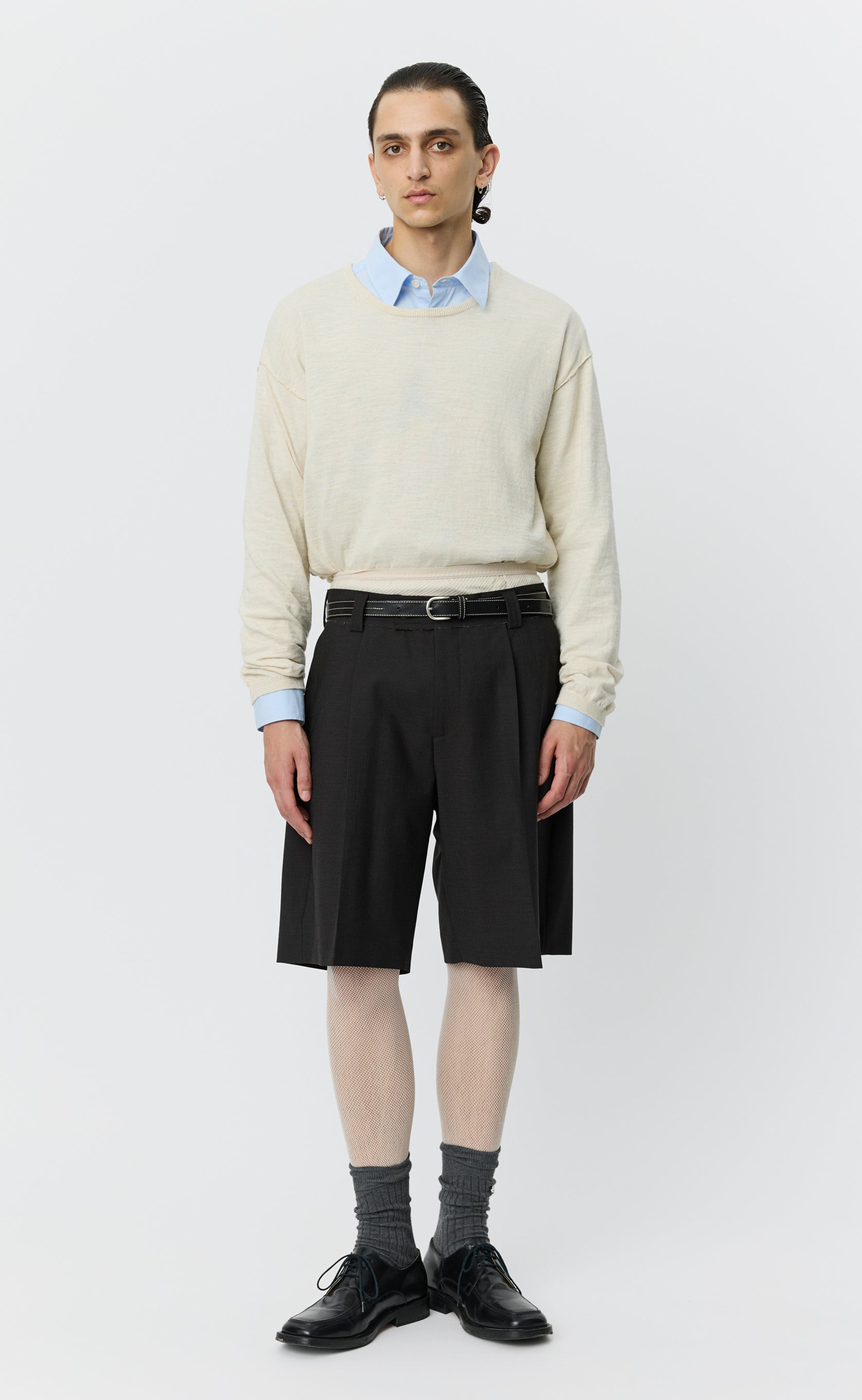 パンツ 25ss mfpen classic shorts Classic Shorts - Dark Grey Stripe – mfpen