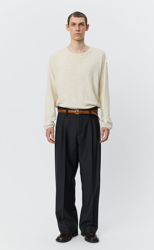 Classic Trousers - Dark Grey Grain