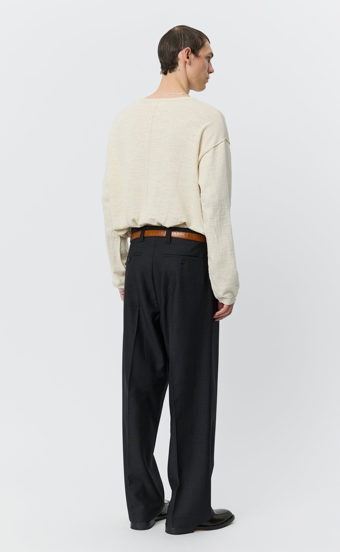 Classic Trousers - Dark Grey Grain