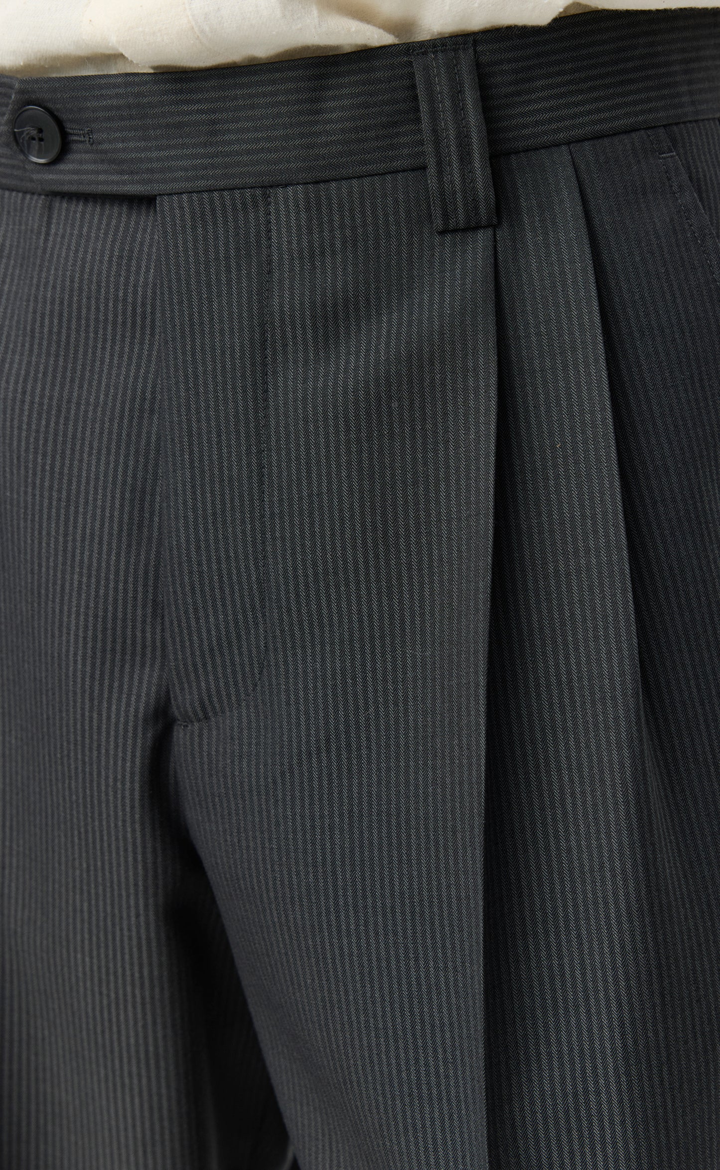 Classic Trousers - Dark Grey Stripe