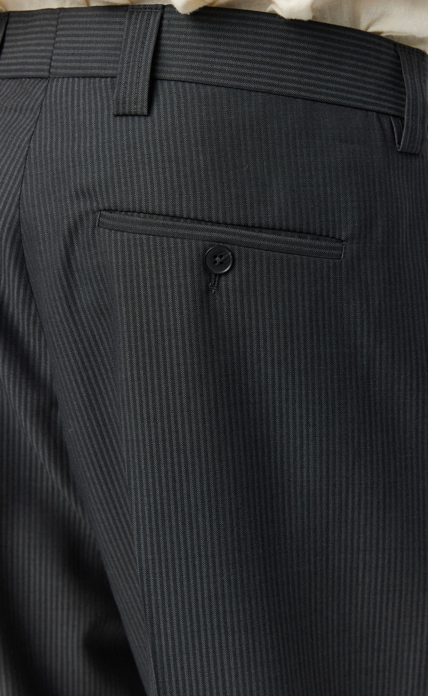 Classic Trousers - Dark Grey Stripe