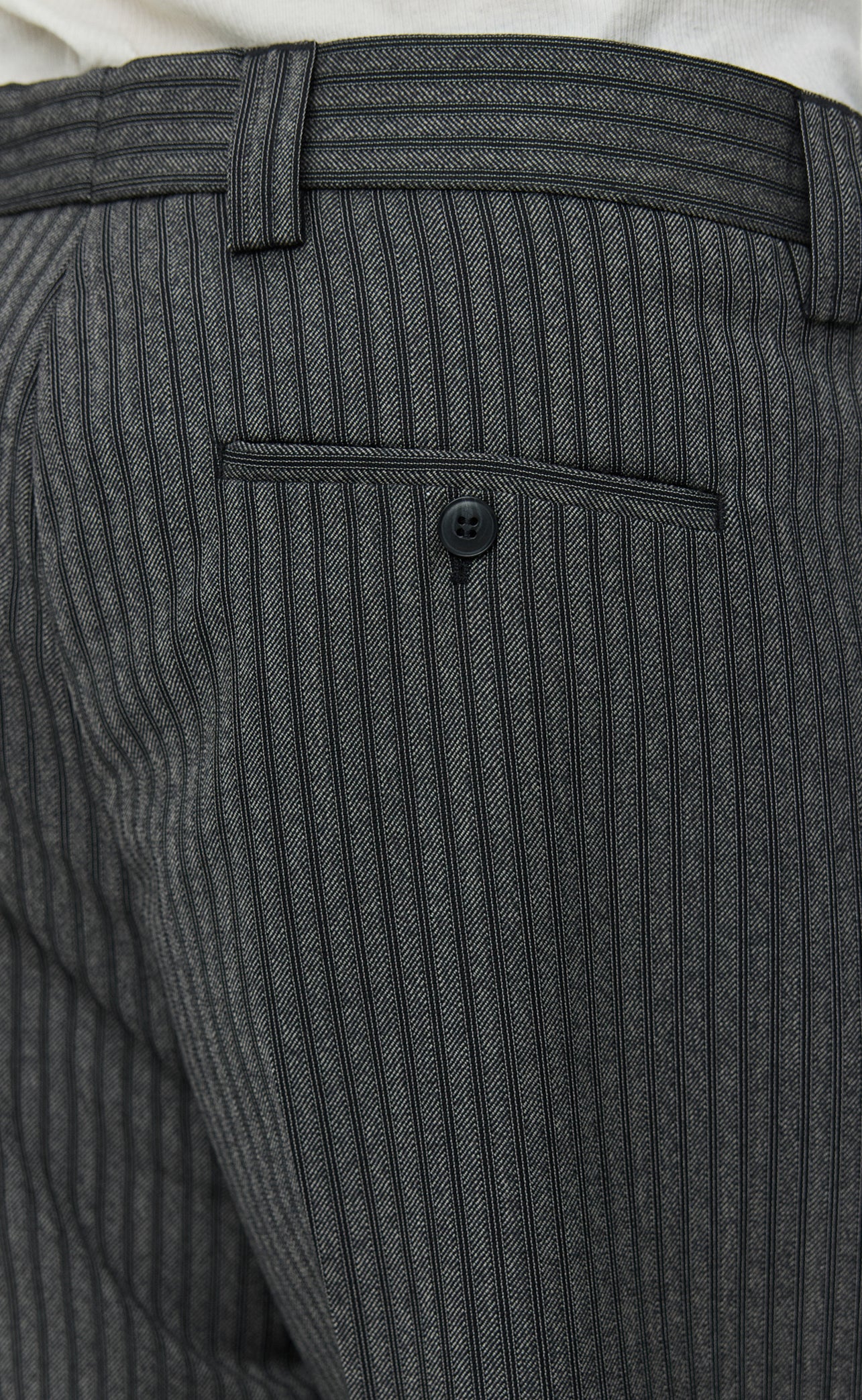 Classic Trousers - Dark Grey Stripe