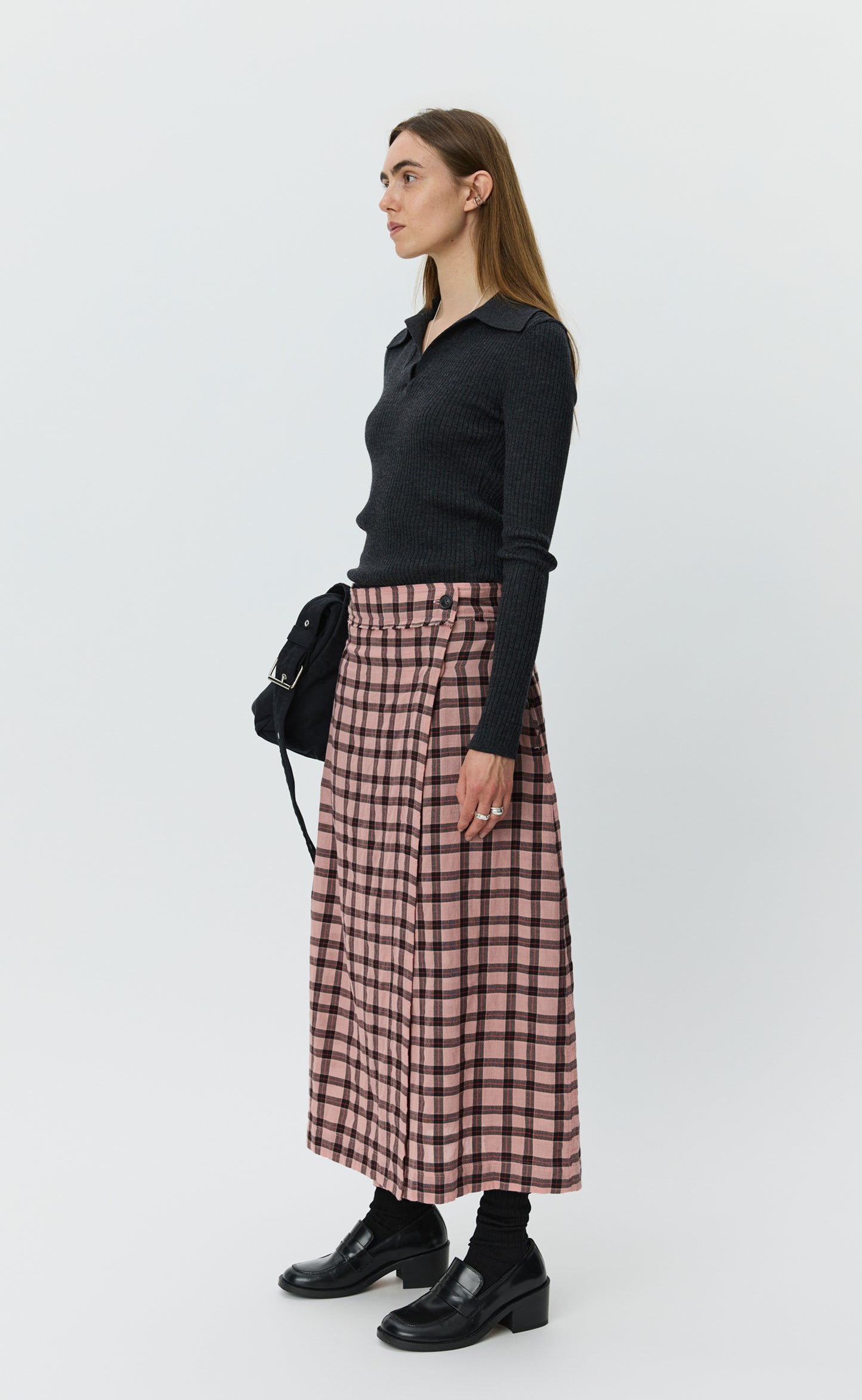 Classic Wrap Skirt - Vintage Check