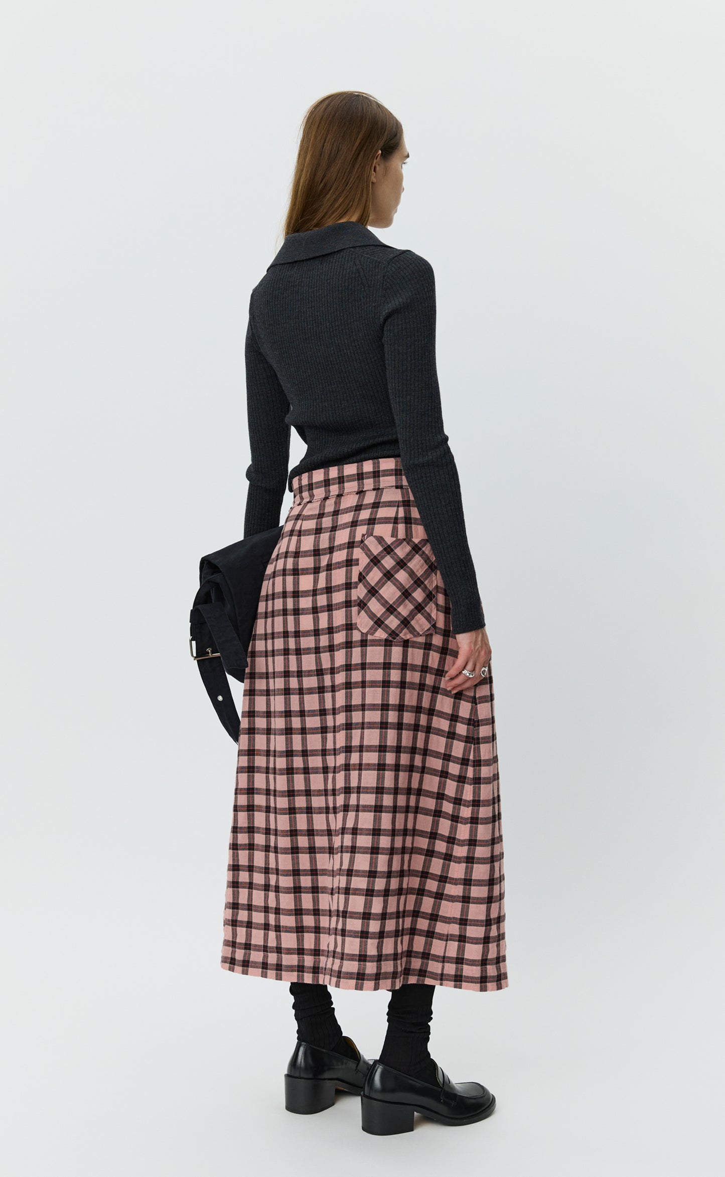 Classic Wrap Skirt - Vintage Check