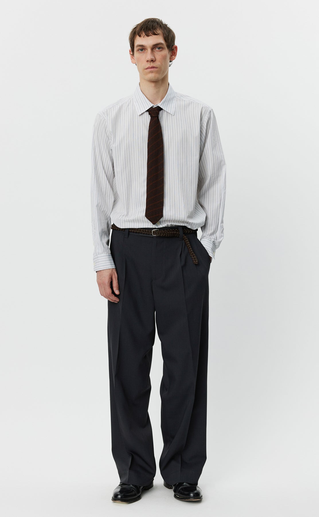 Classic Trousers - Dark Grey Wool