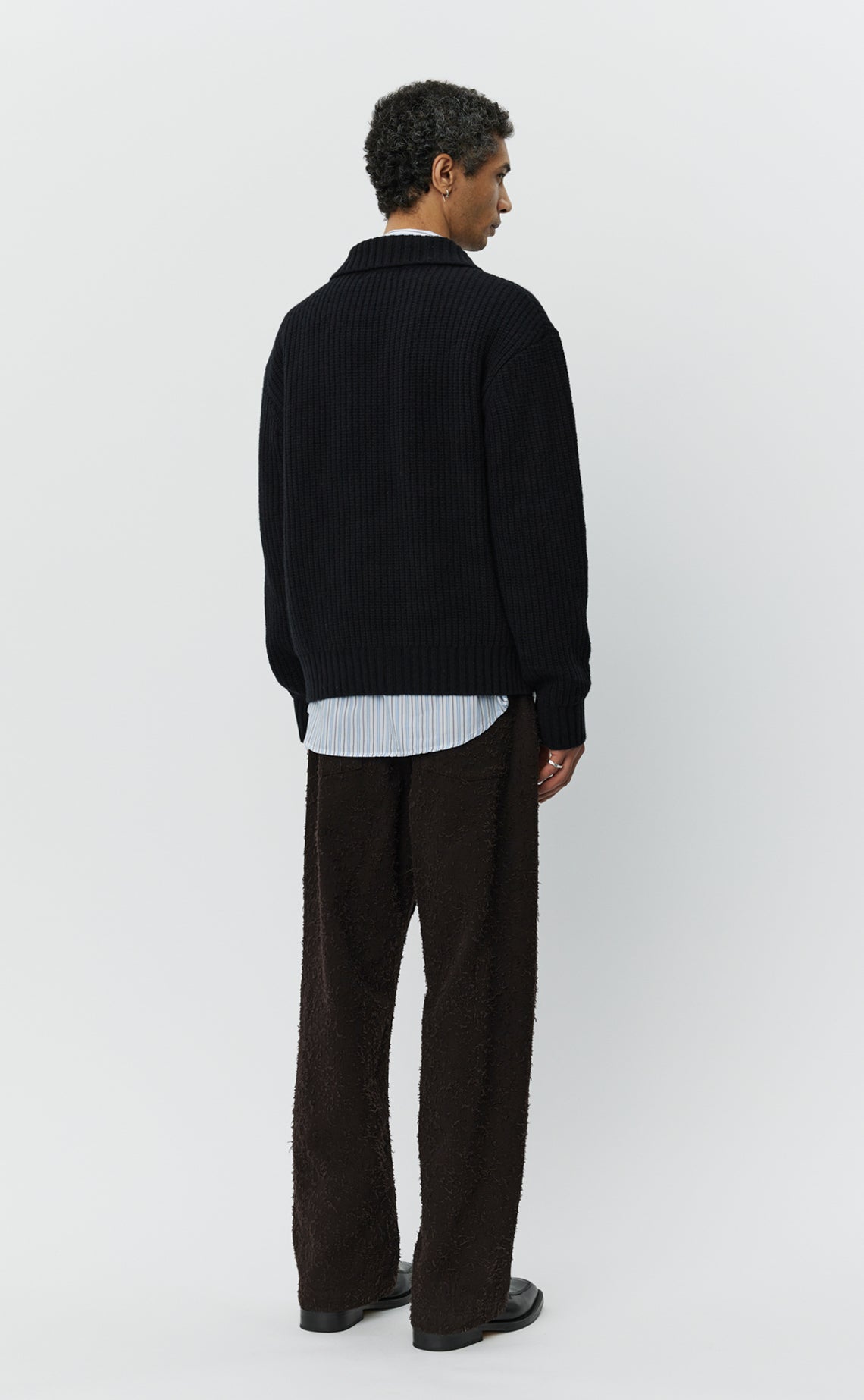 Collar Sweater - Black – mfpen