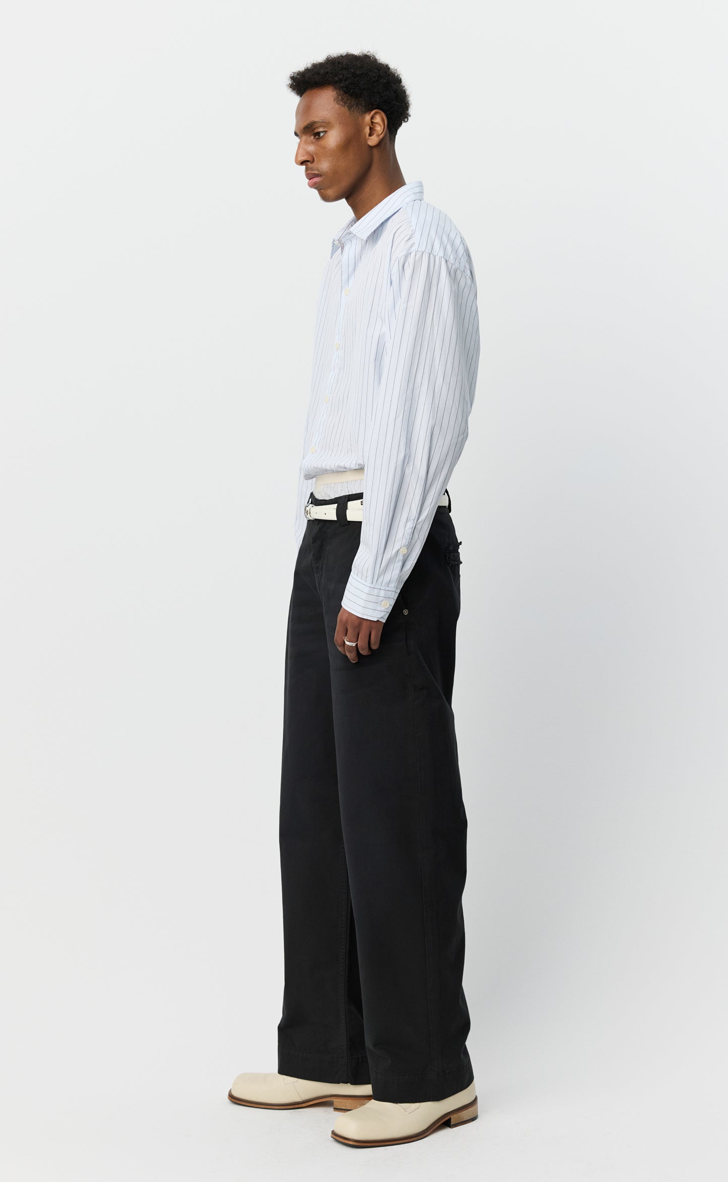 Commission Chino - Stonewashed Black