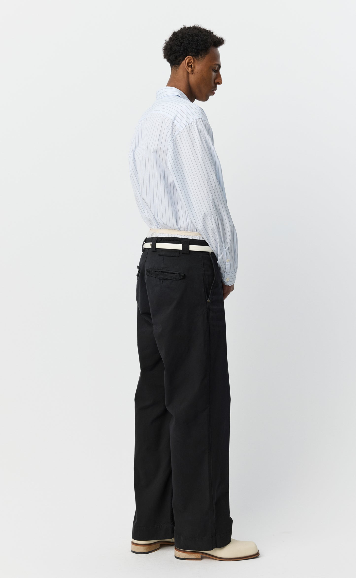 Commission Chino - Stonewashed Black
