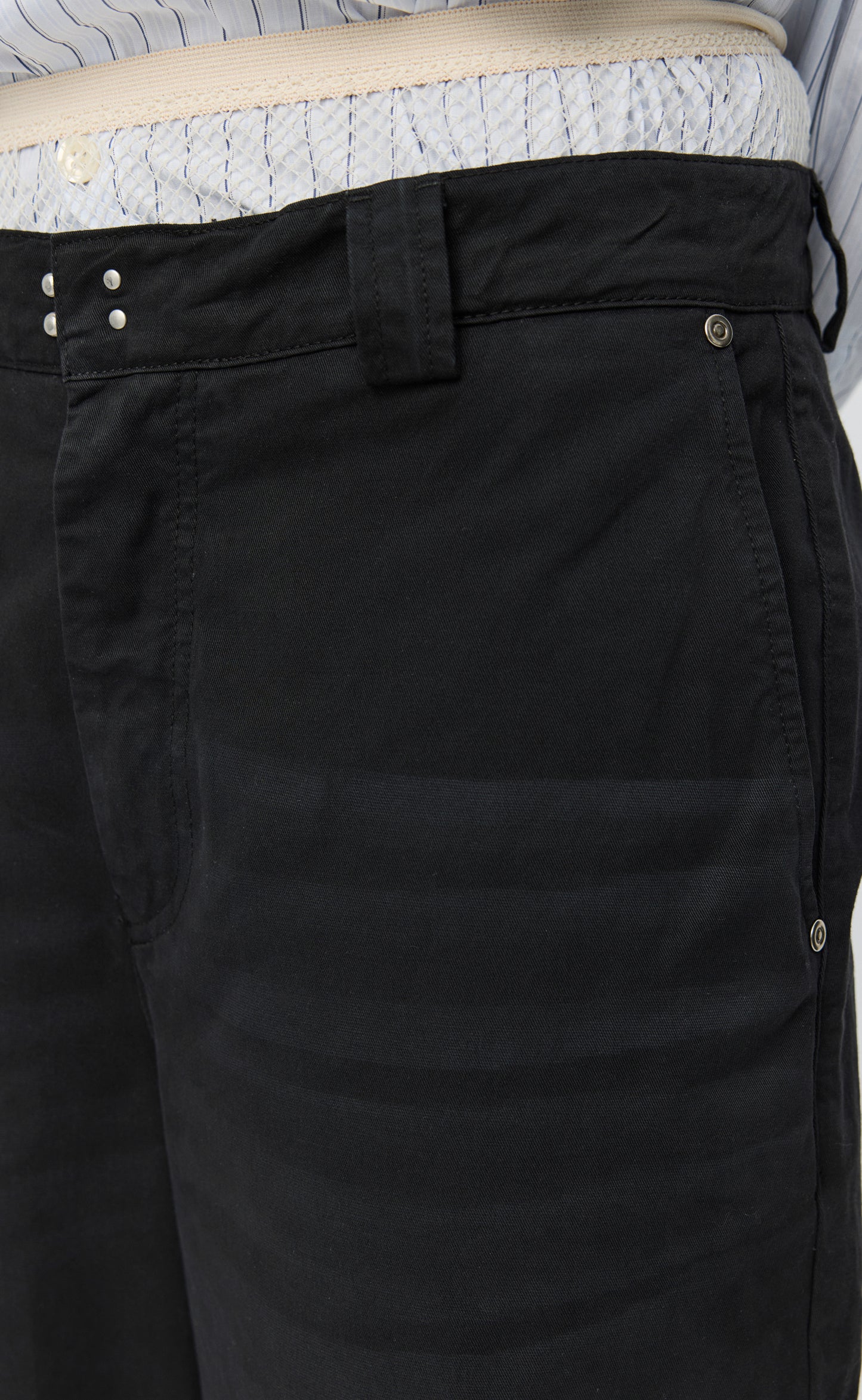 Commission Chino - Stonewashed Black