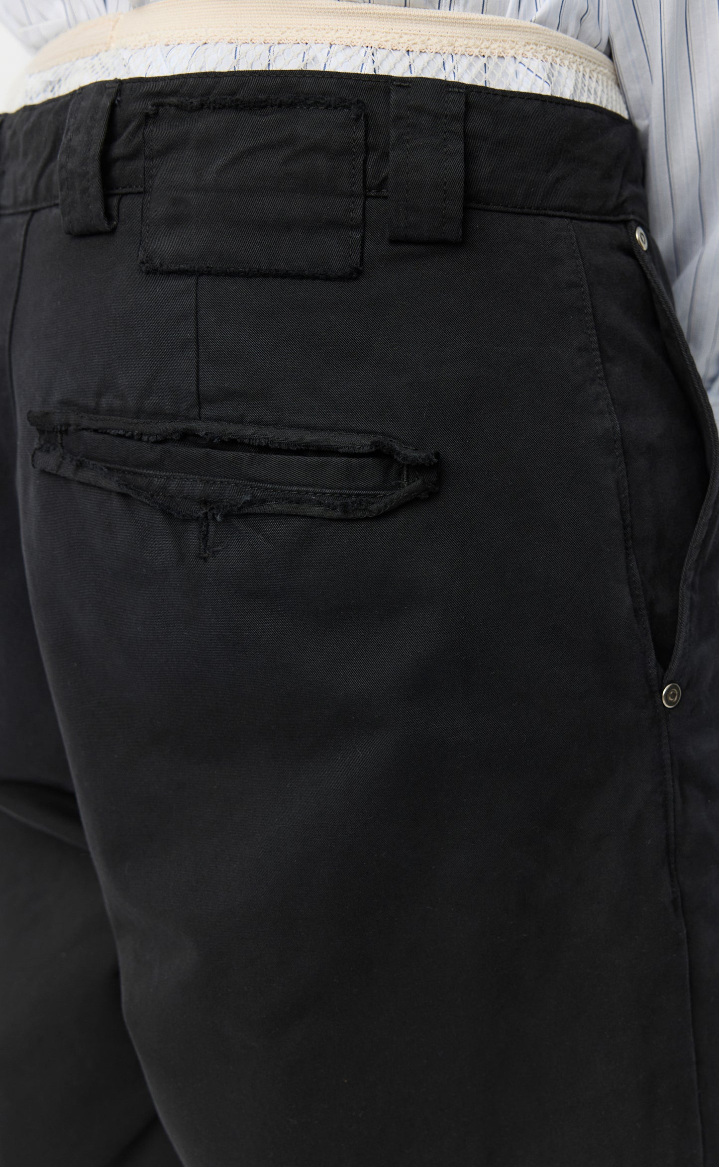 Commission Chino - Stonewashed Black