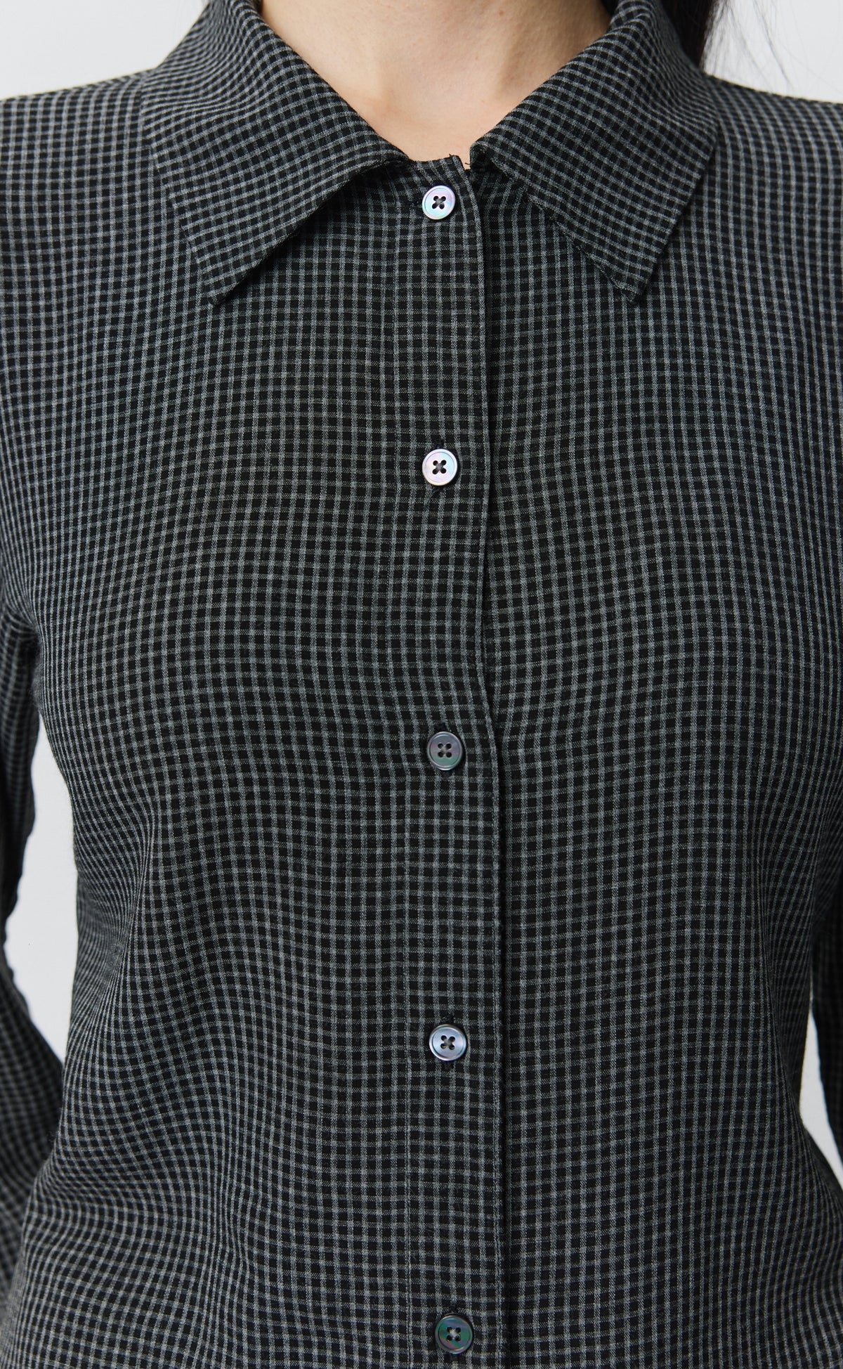 Committee Shirt - Dark Grey Check