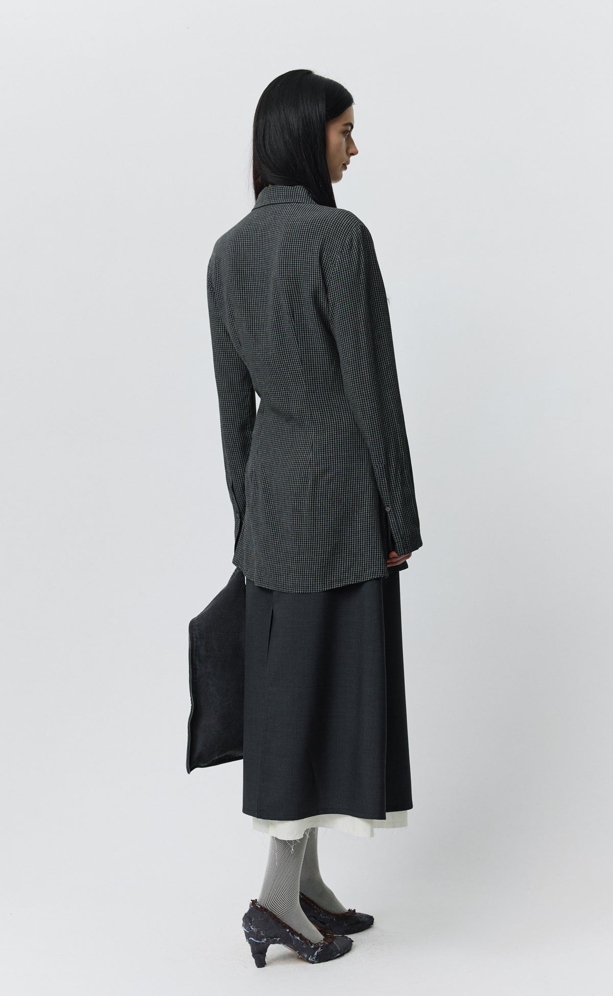 Committee Shirt - Dark Grey Check