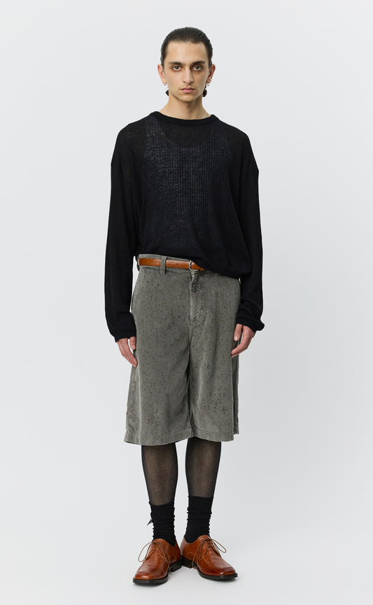 Companion Jumper - Black Rib