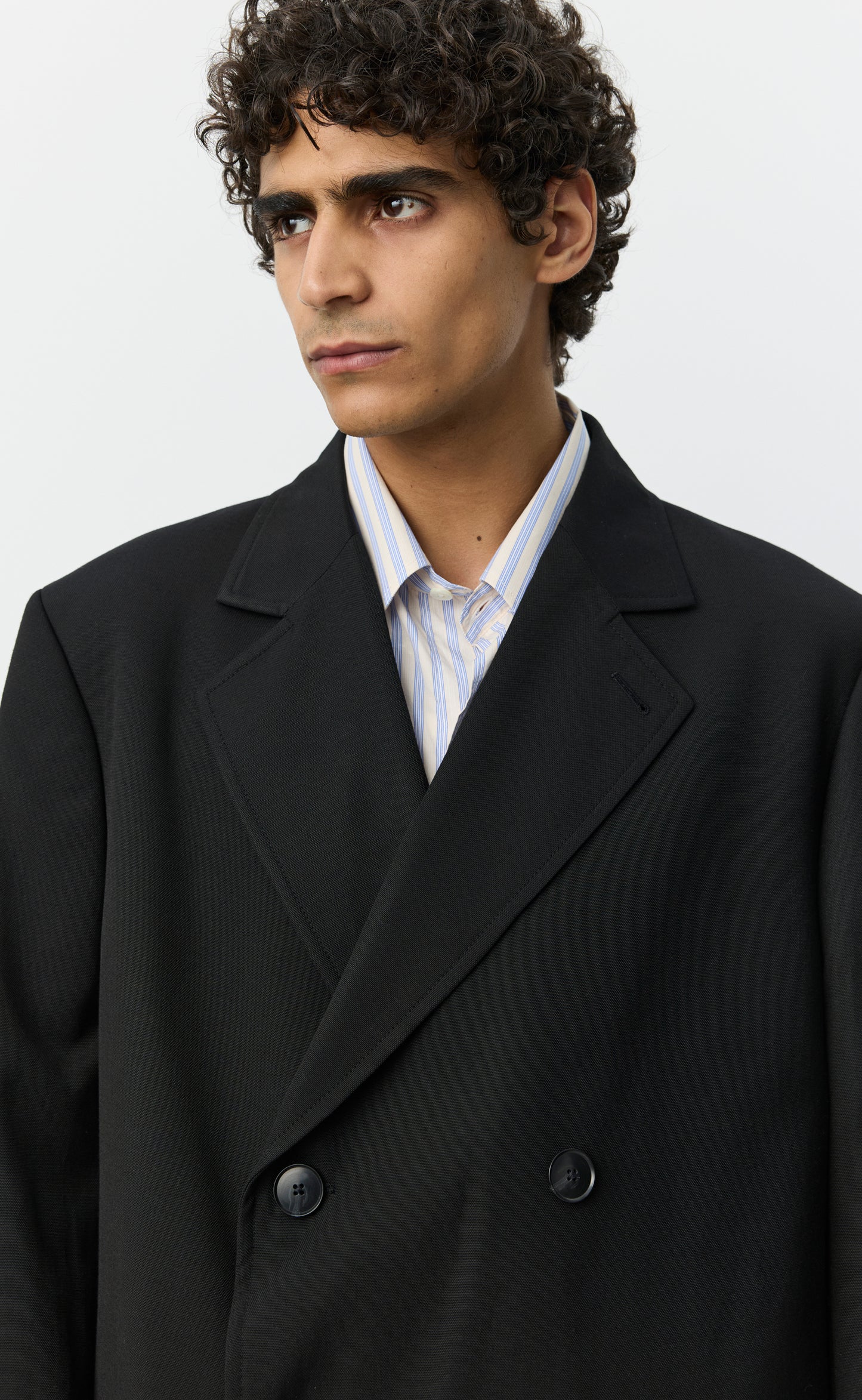 Conference Coat - Muted Black Cotton