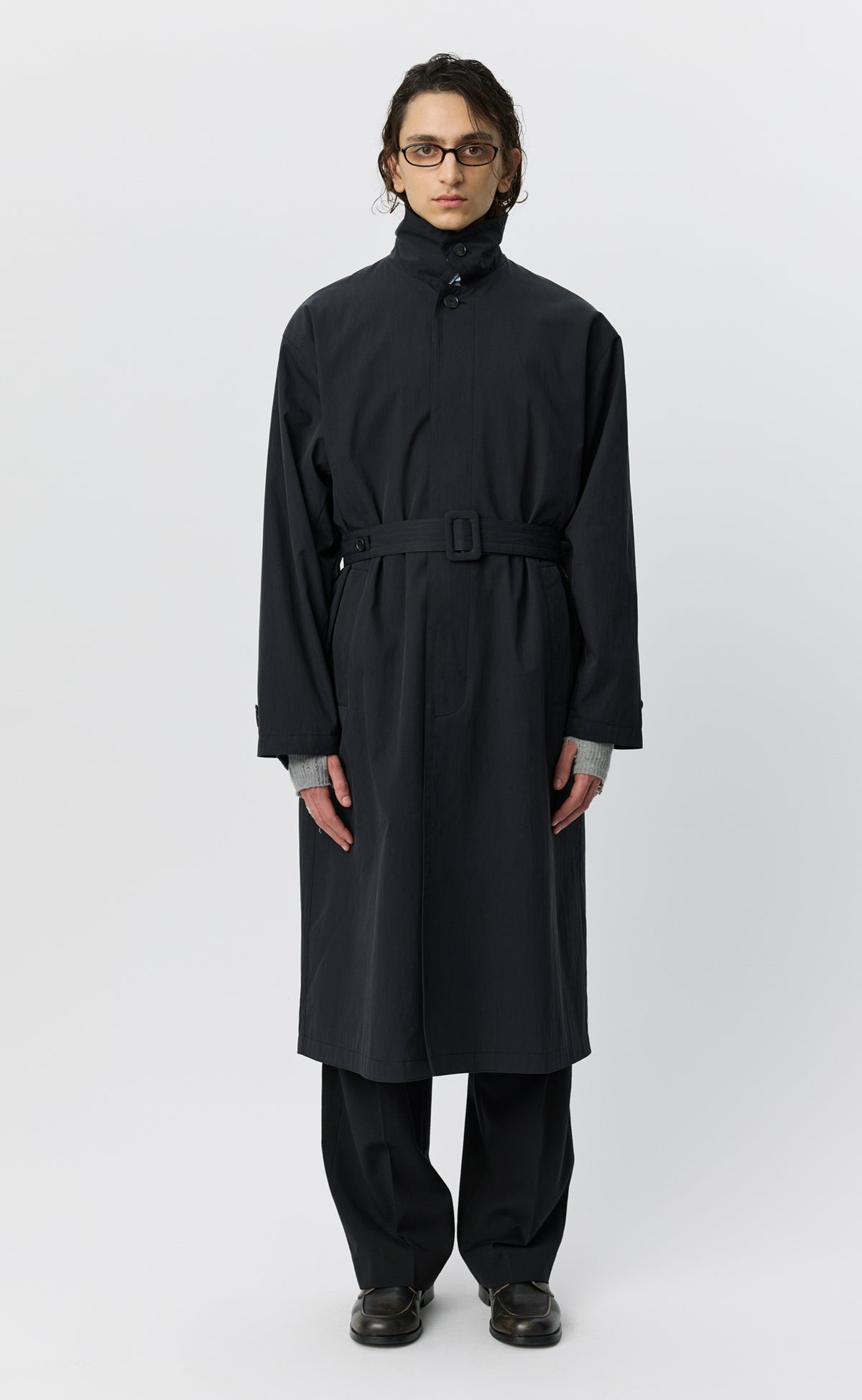 Convention Coat - Washed Black