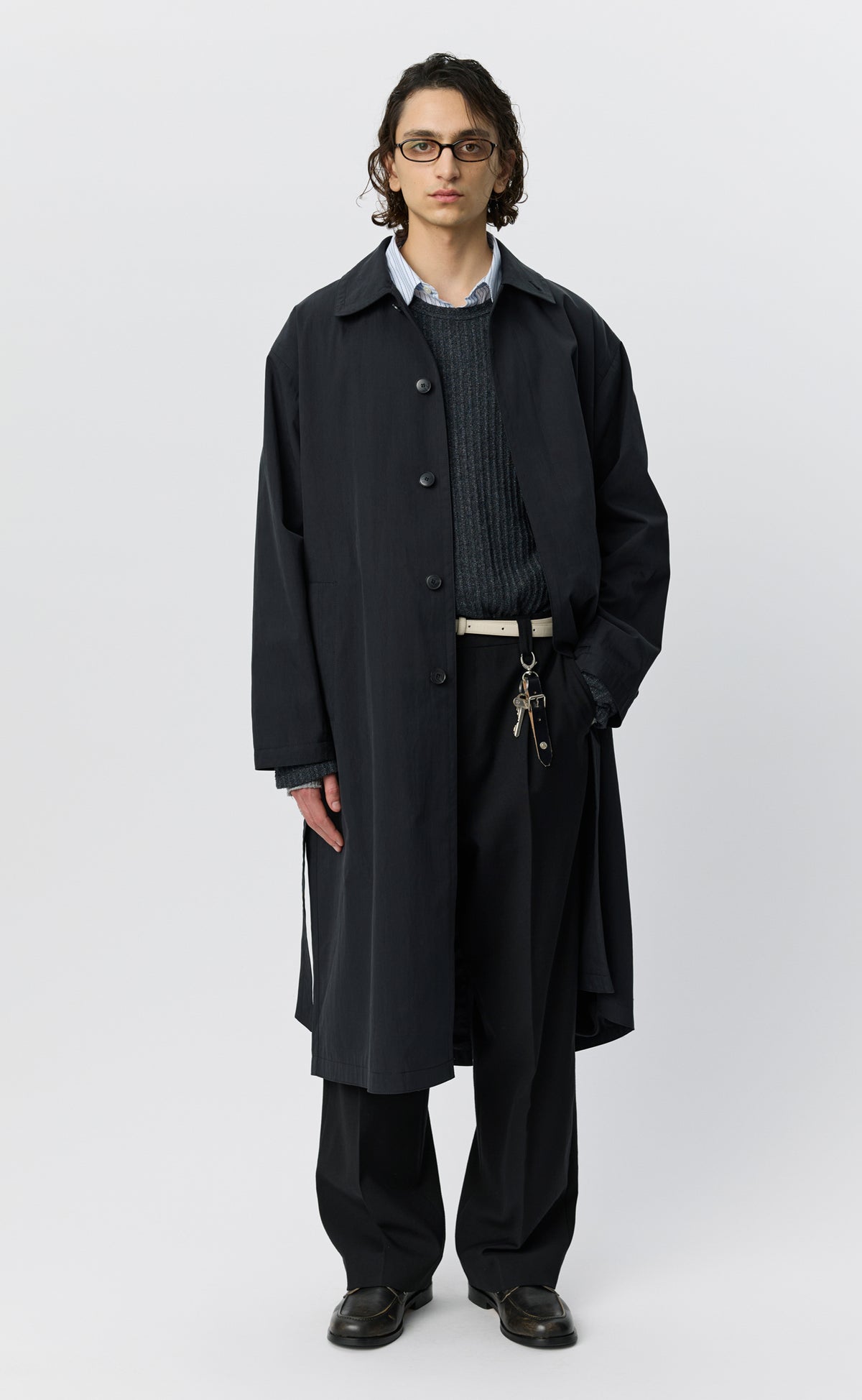 Convention Coat - Washed Black