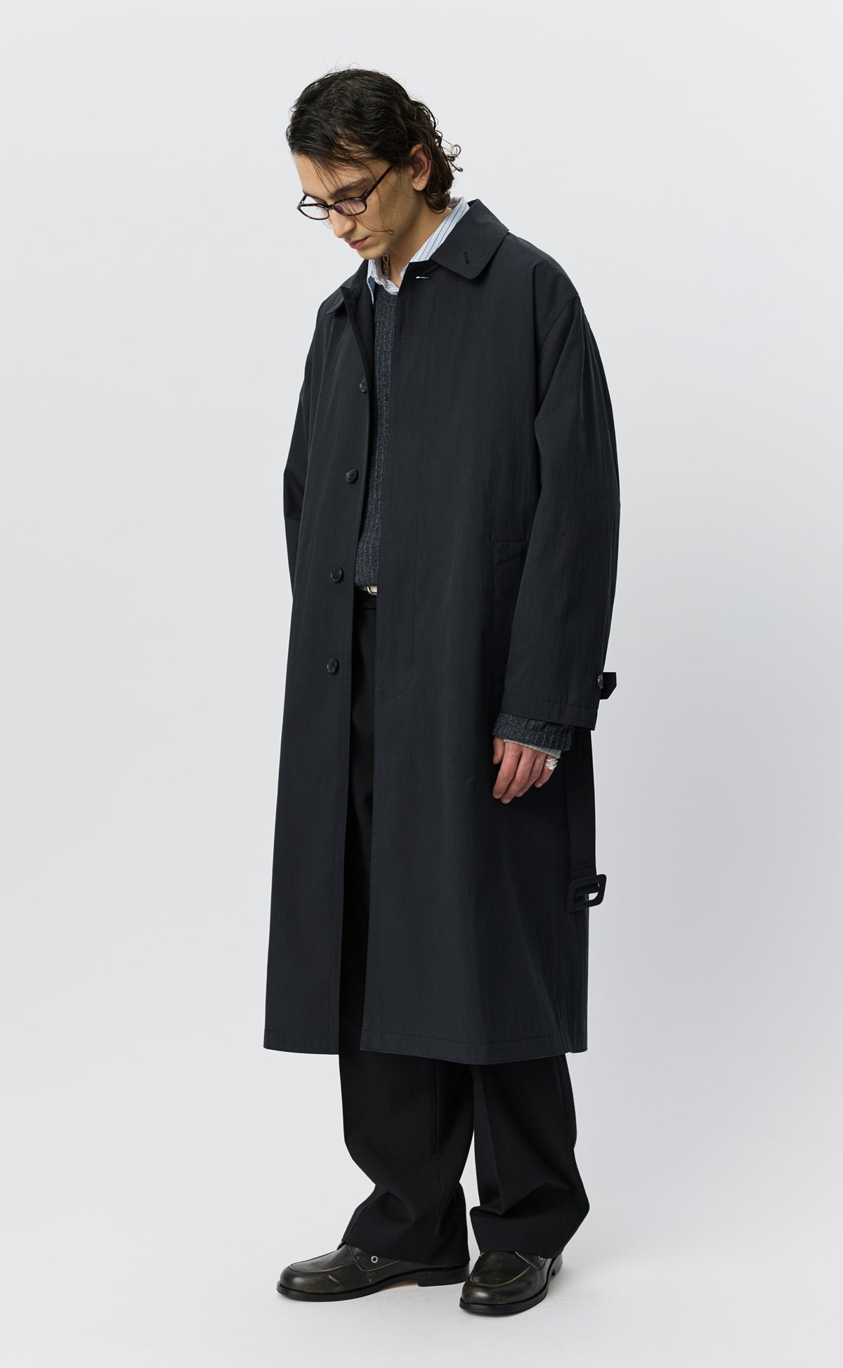 Convention Coat - Washed Black