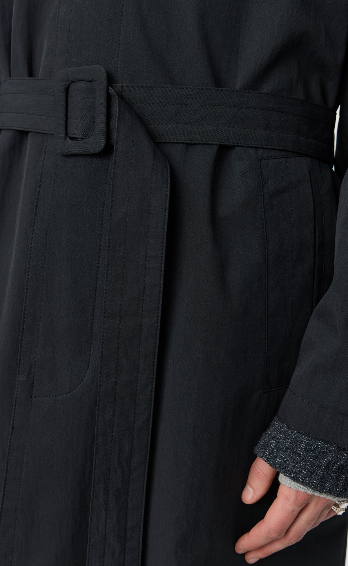 Convention Coat - Washed Black