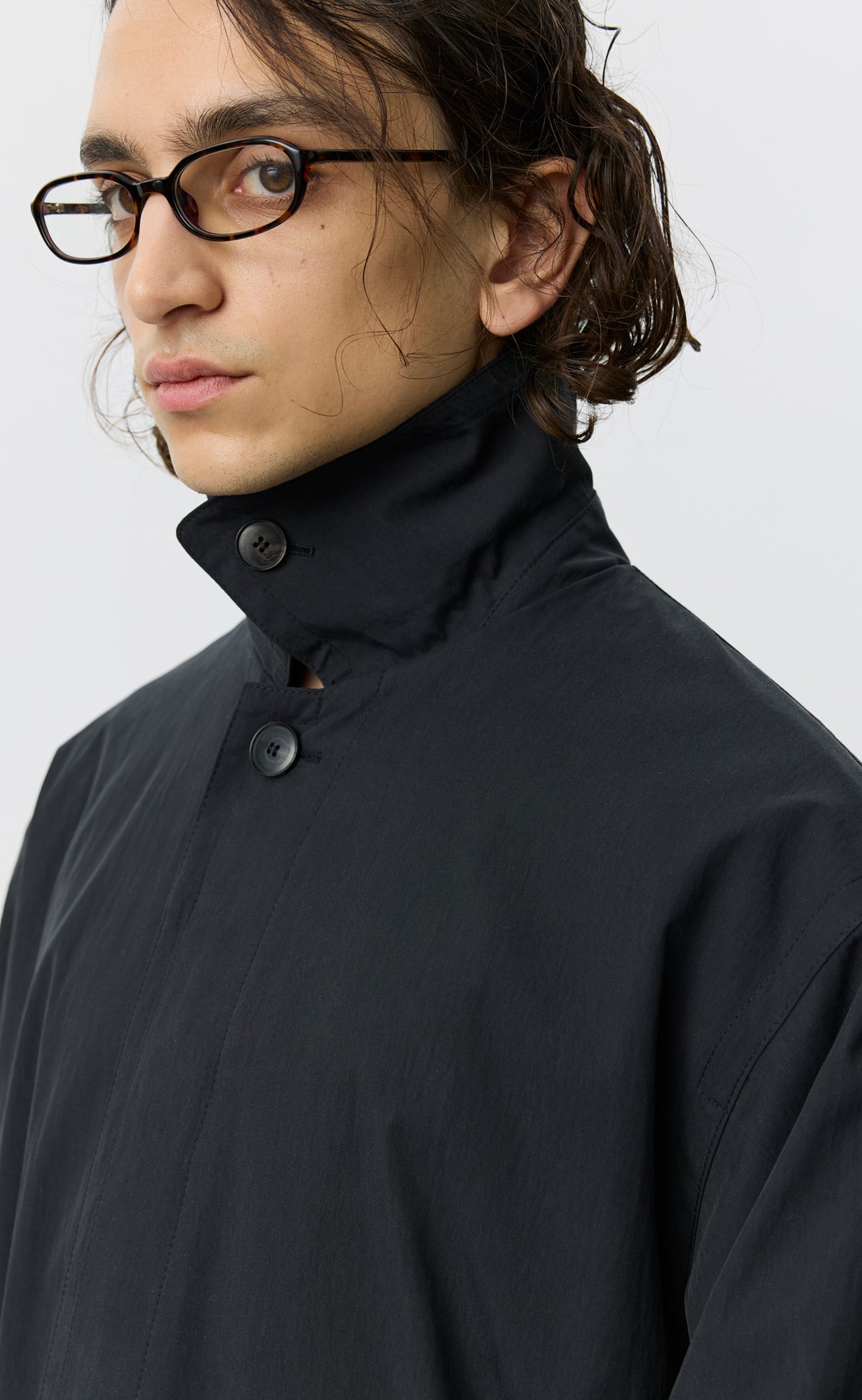 Convention Coat - Washed Black