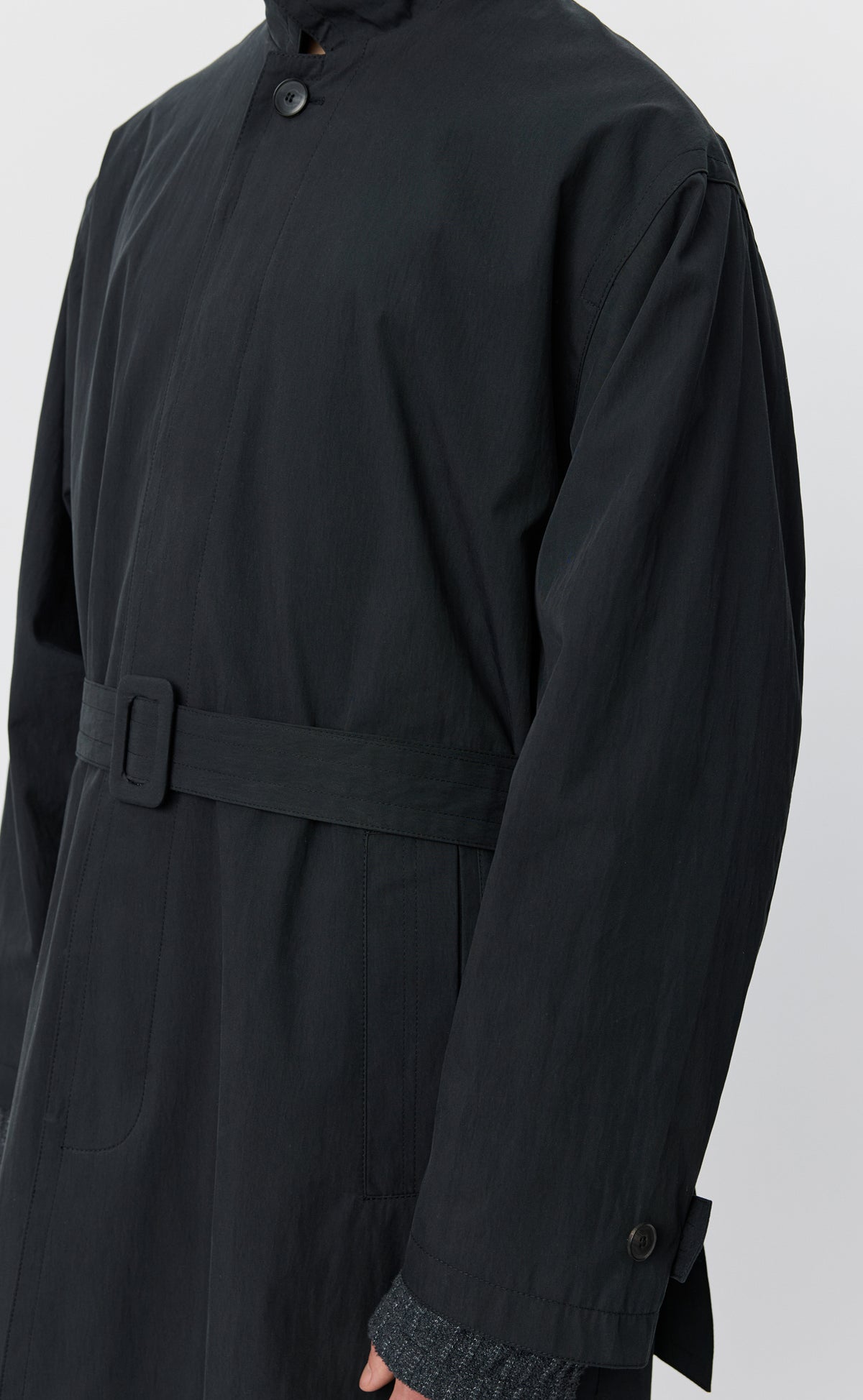 Convention Coat - Washed Black