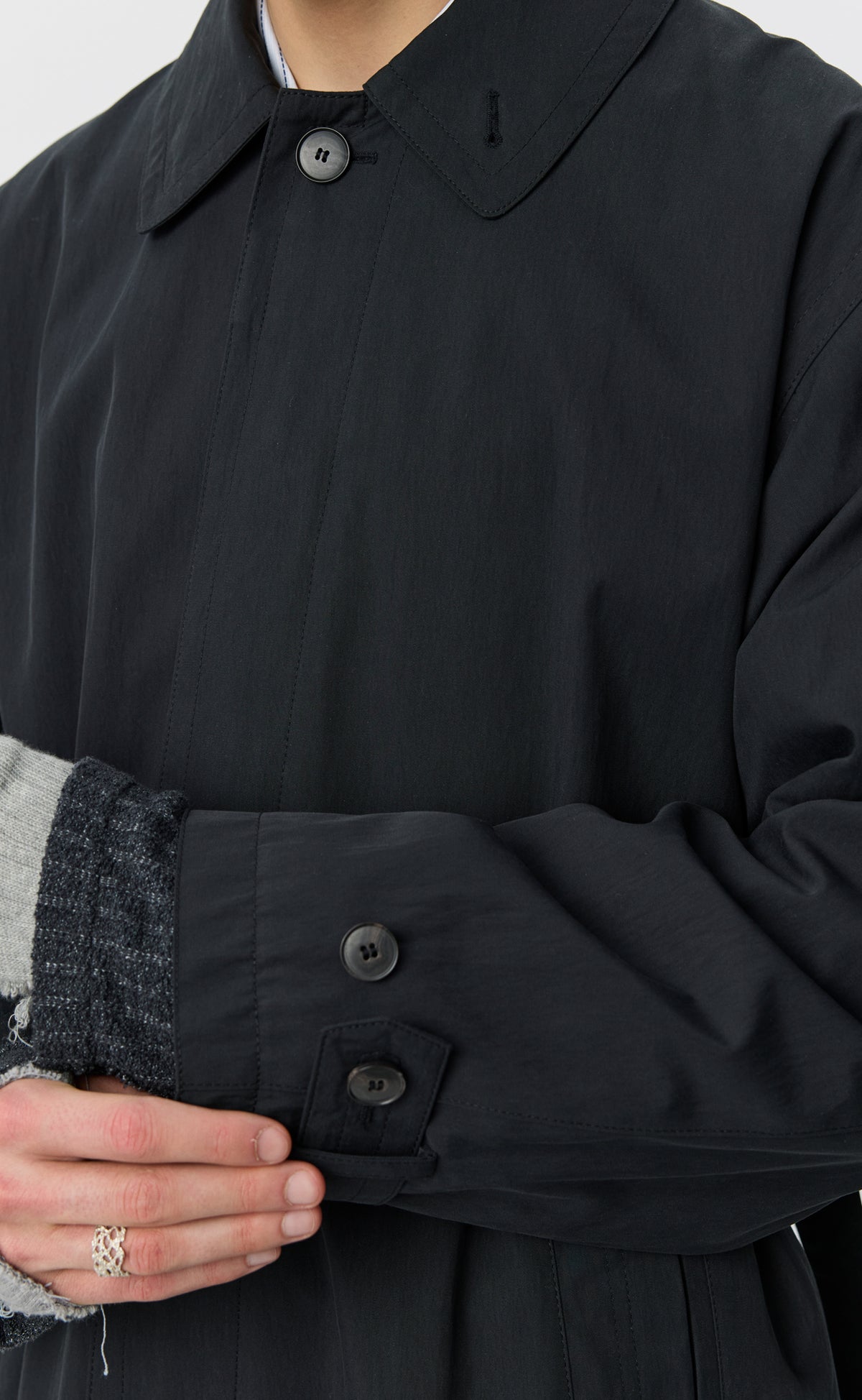 Convention Coat - Washed Black