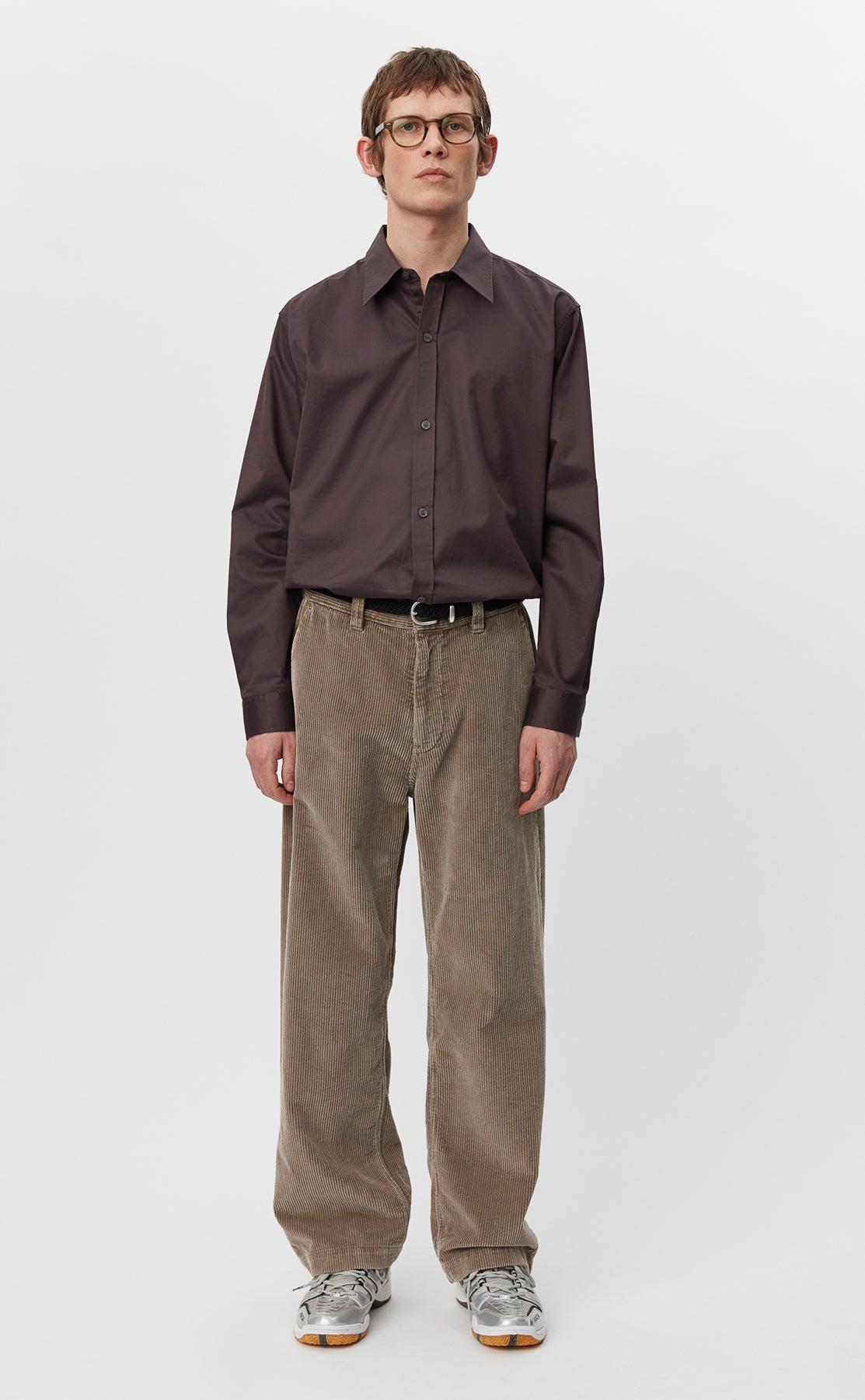 Cord Trousers - Dusty Brown