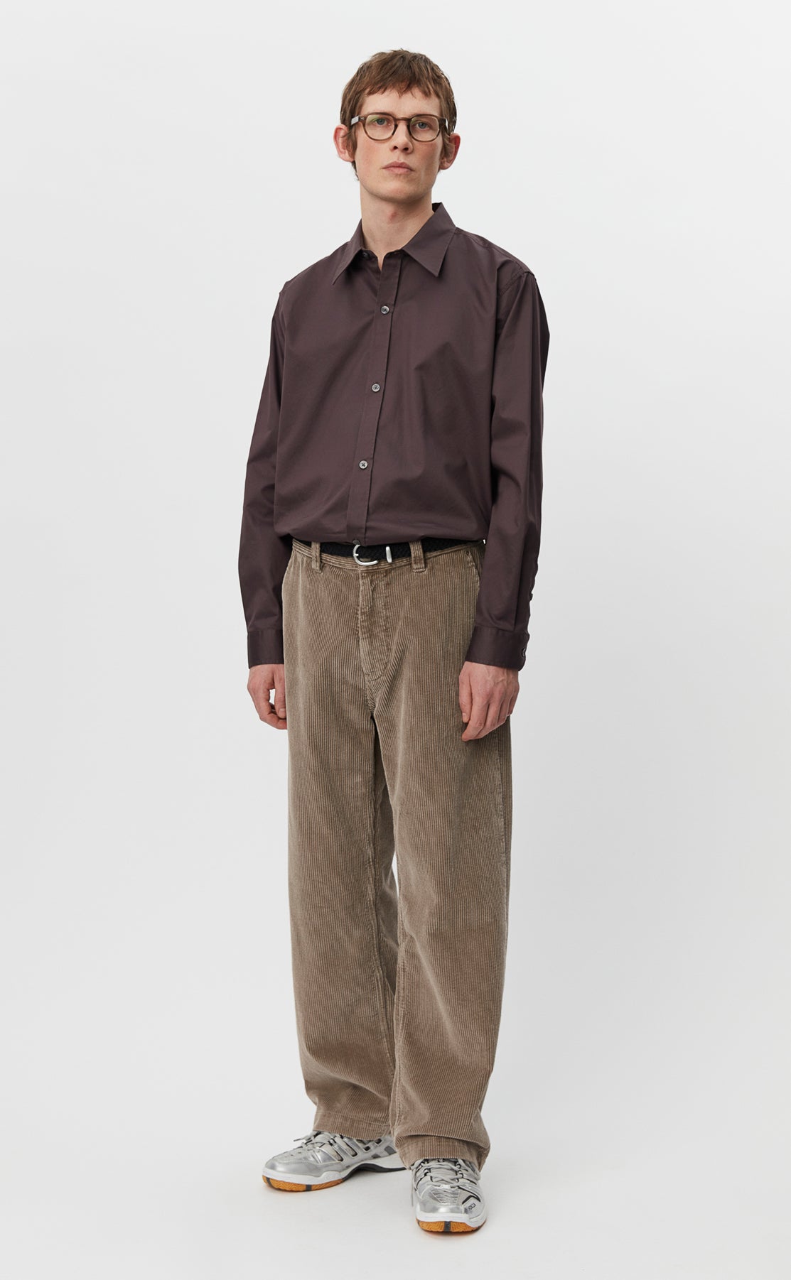 Cord Trousers - Dusty Brown