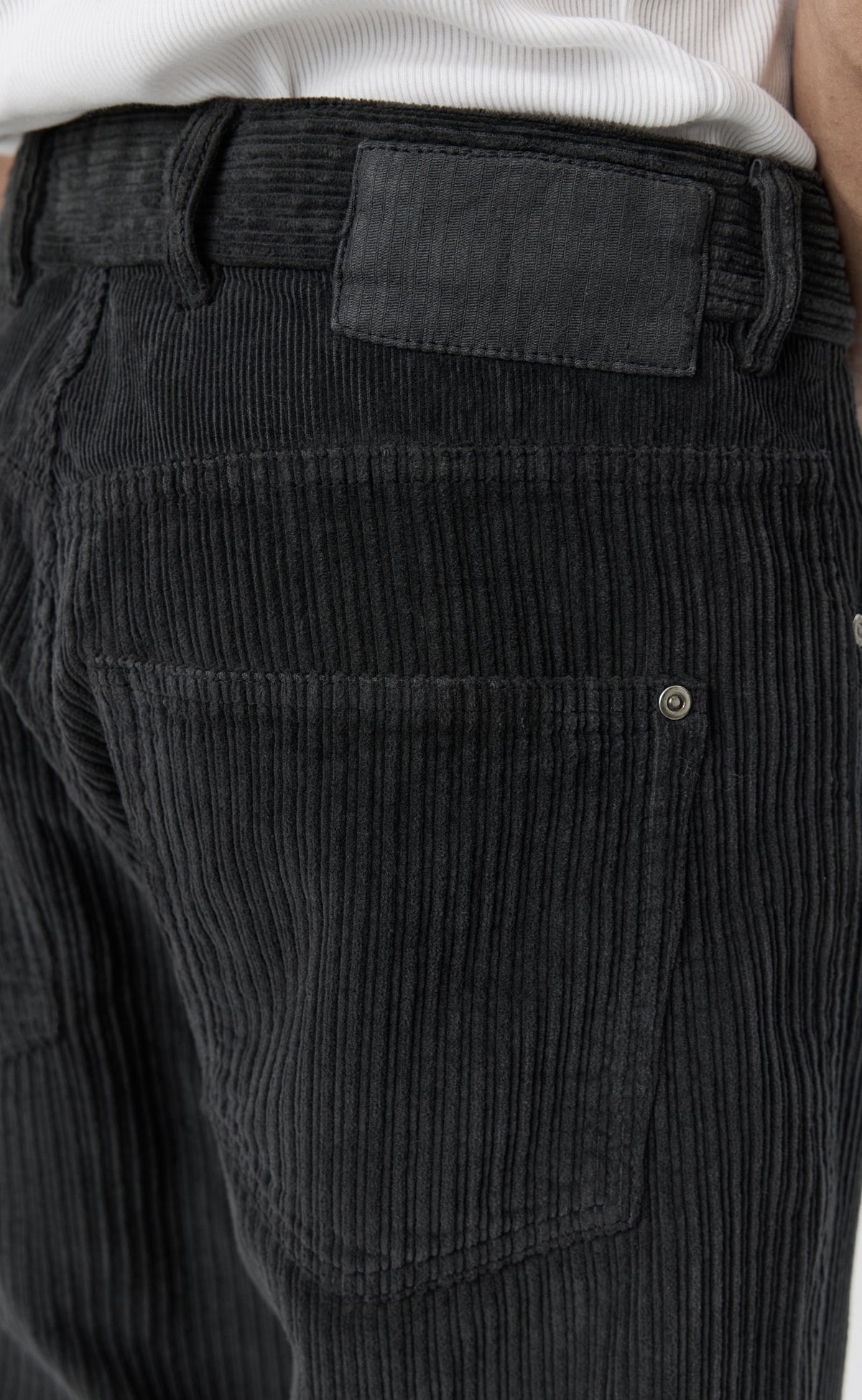 Cord Trousers - Anthracite Multi Wale