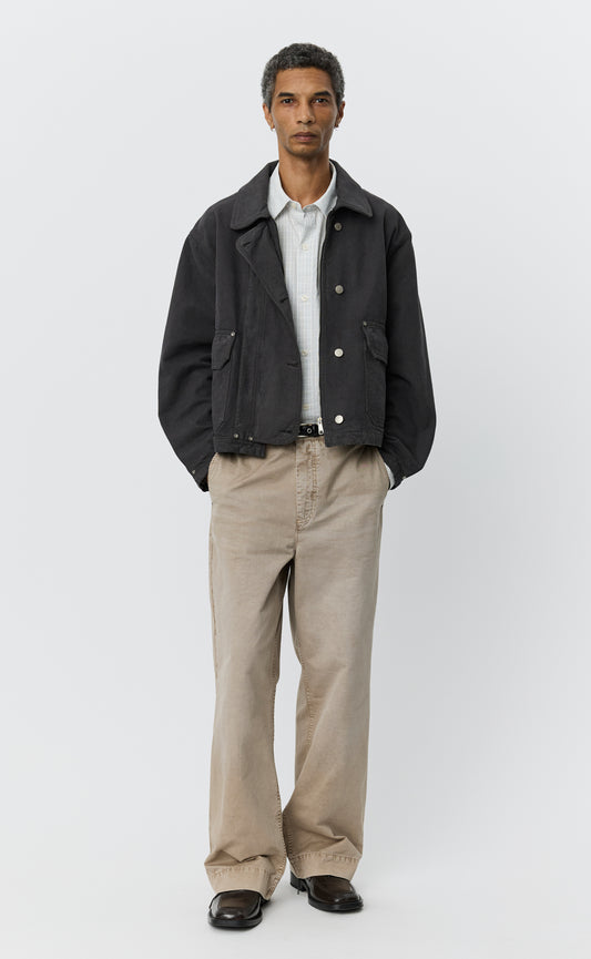 Courier Jacket - Washed Grey Canvas