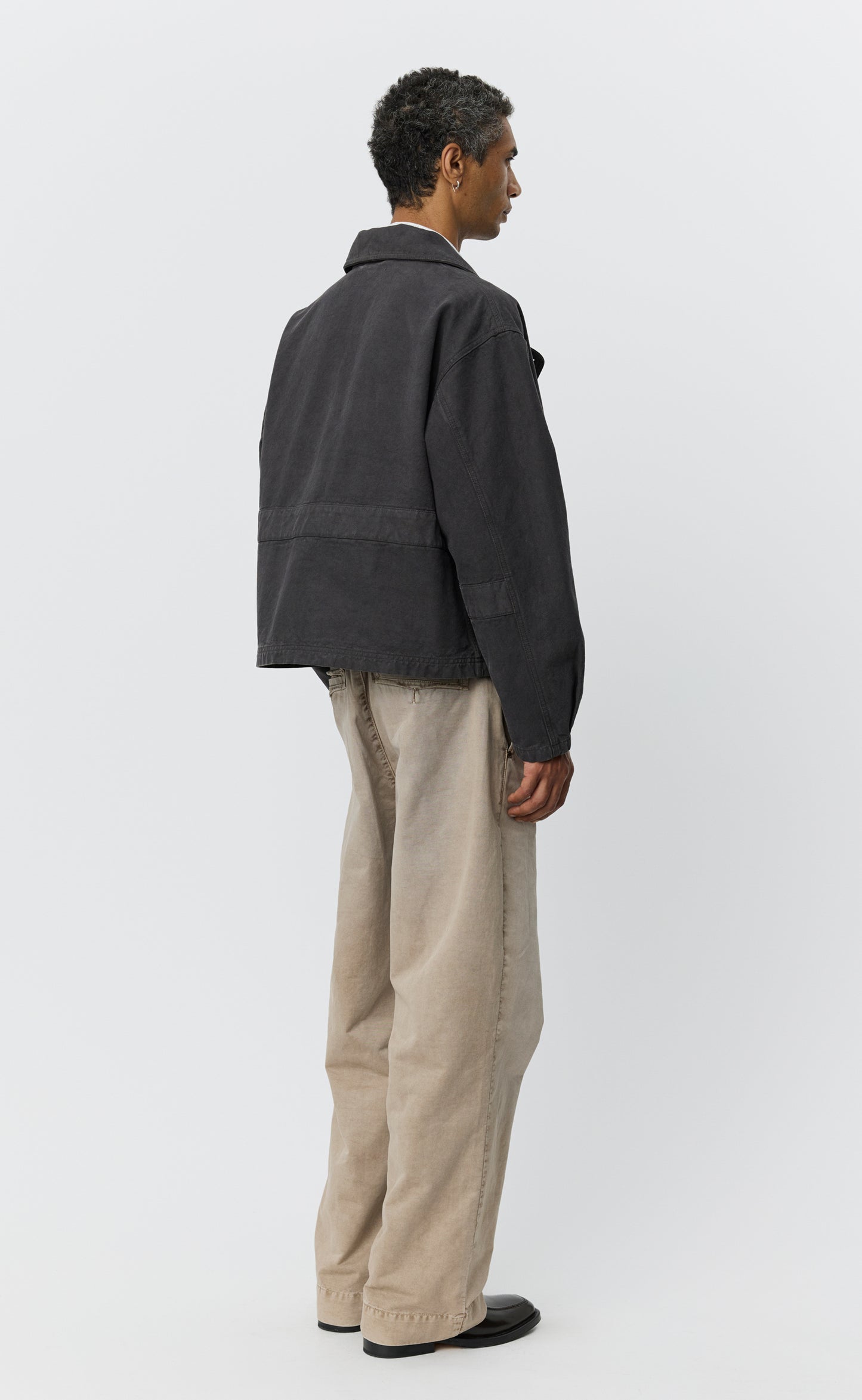 Courier Jacket - Washed Grey Canvas