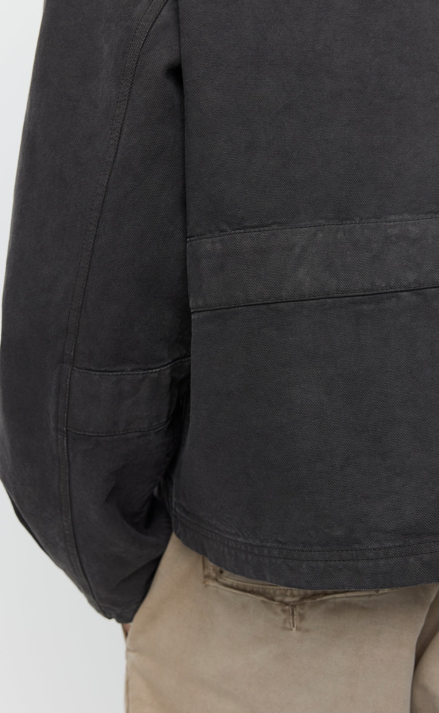 Courier Jacket - Washed Grey Canvas