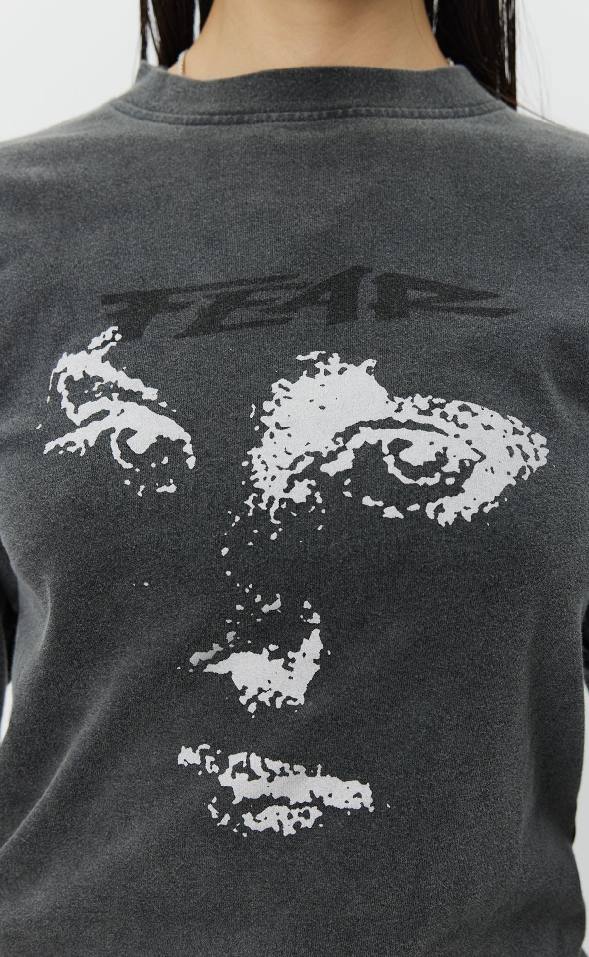 Merch LS Tee - Washed Graphite
