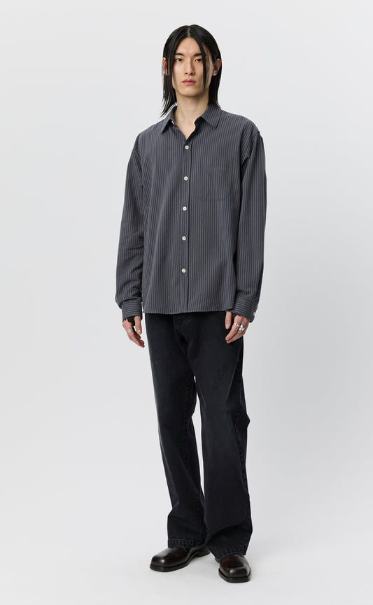 Distant Shirt - Blush Stripe