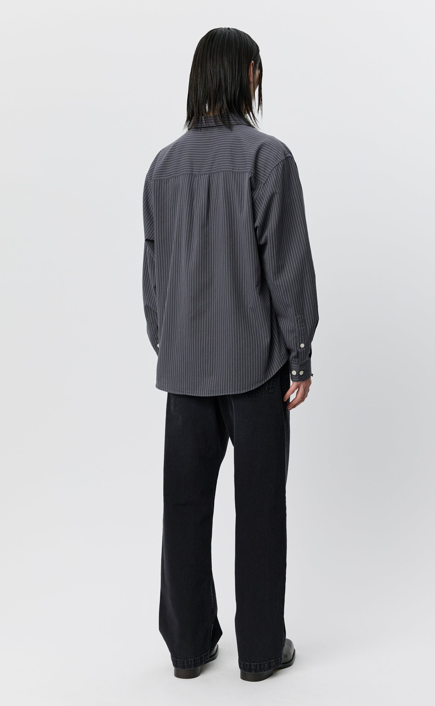 Distant Shirt - Blush Stripe