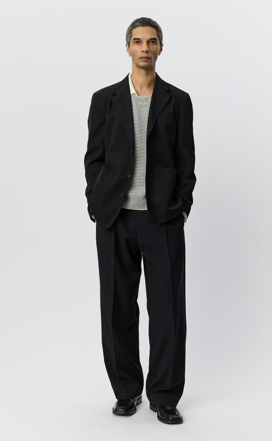 Domain Jacket - Muted Black Cotton