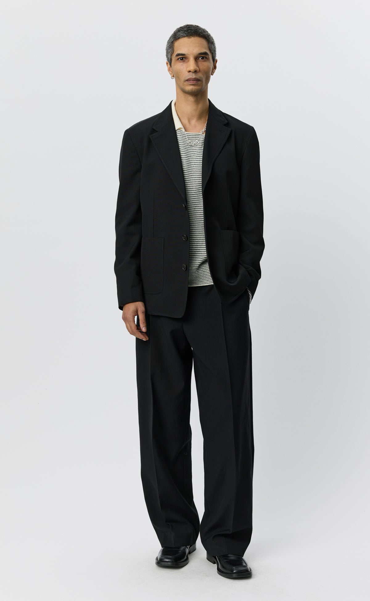 Domain Jacket - Muted Black Cotton