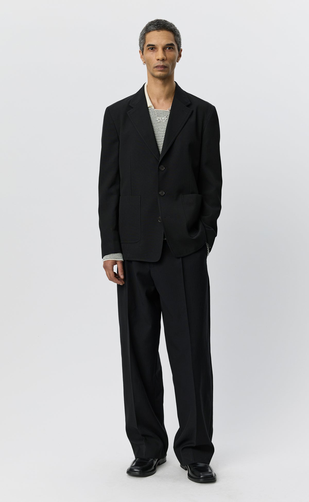 Domain Jacket - Muted Black Cotton