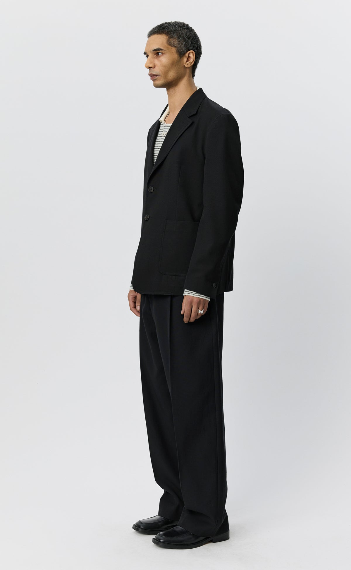Domain Jacket - Muted Black Cotton