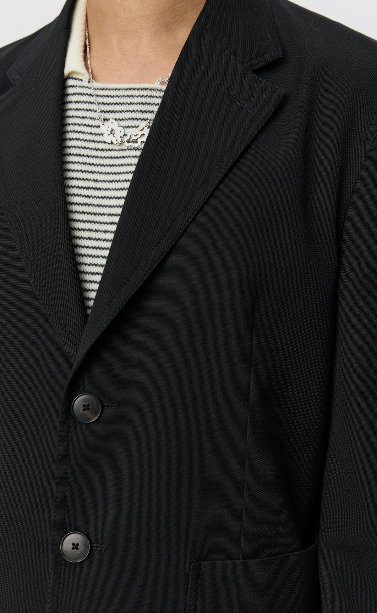 Domain Jacket - Muted Black Cotton