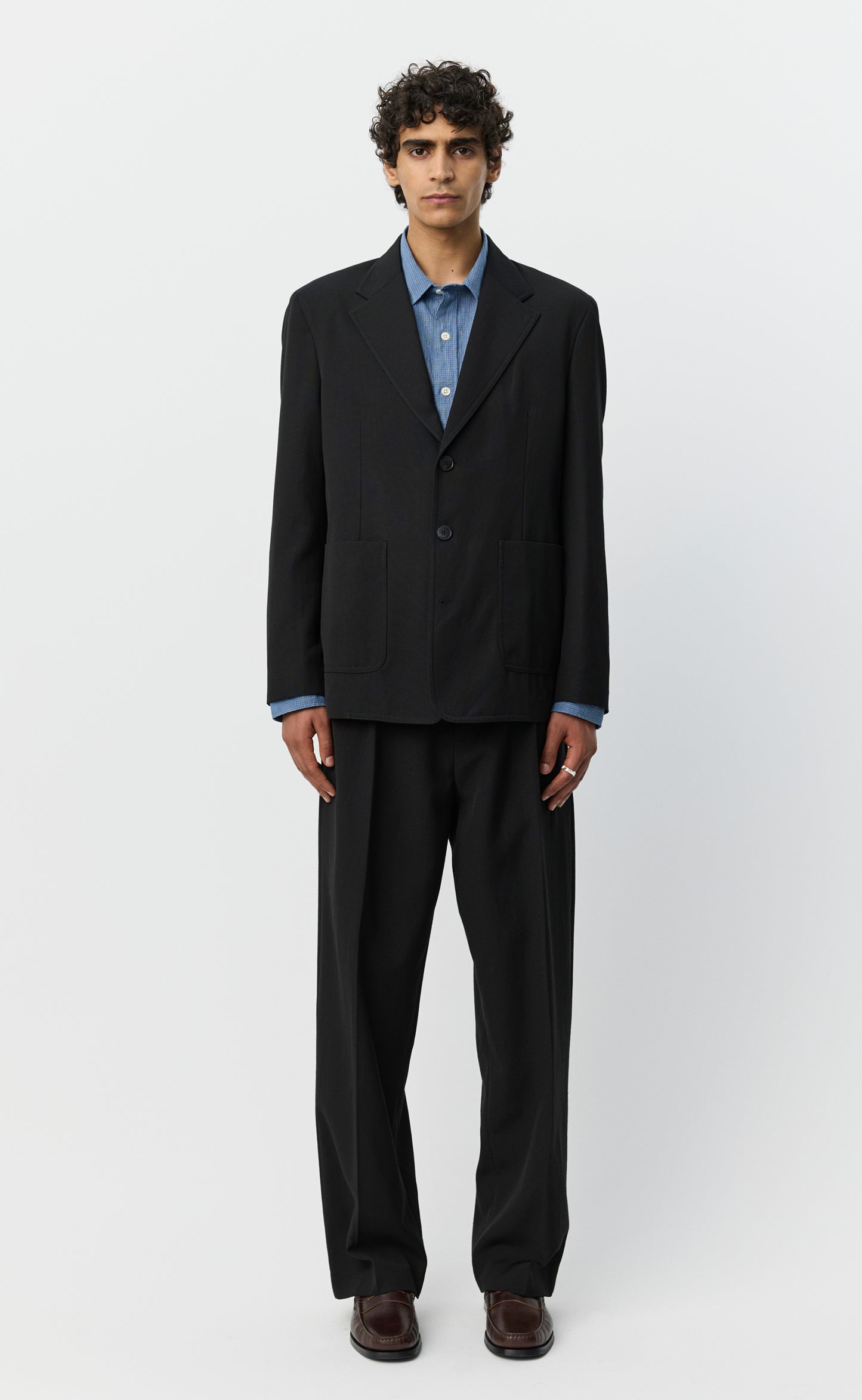 Domain Jacket - Muted Black Cotton