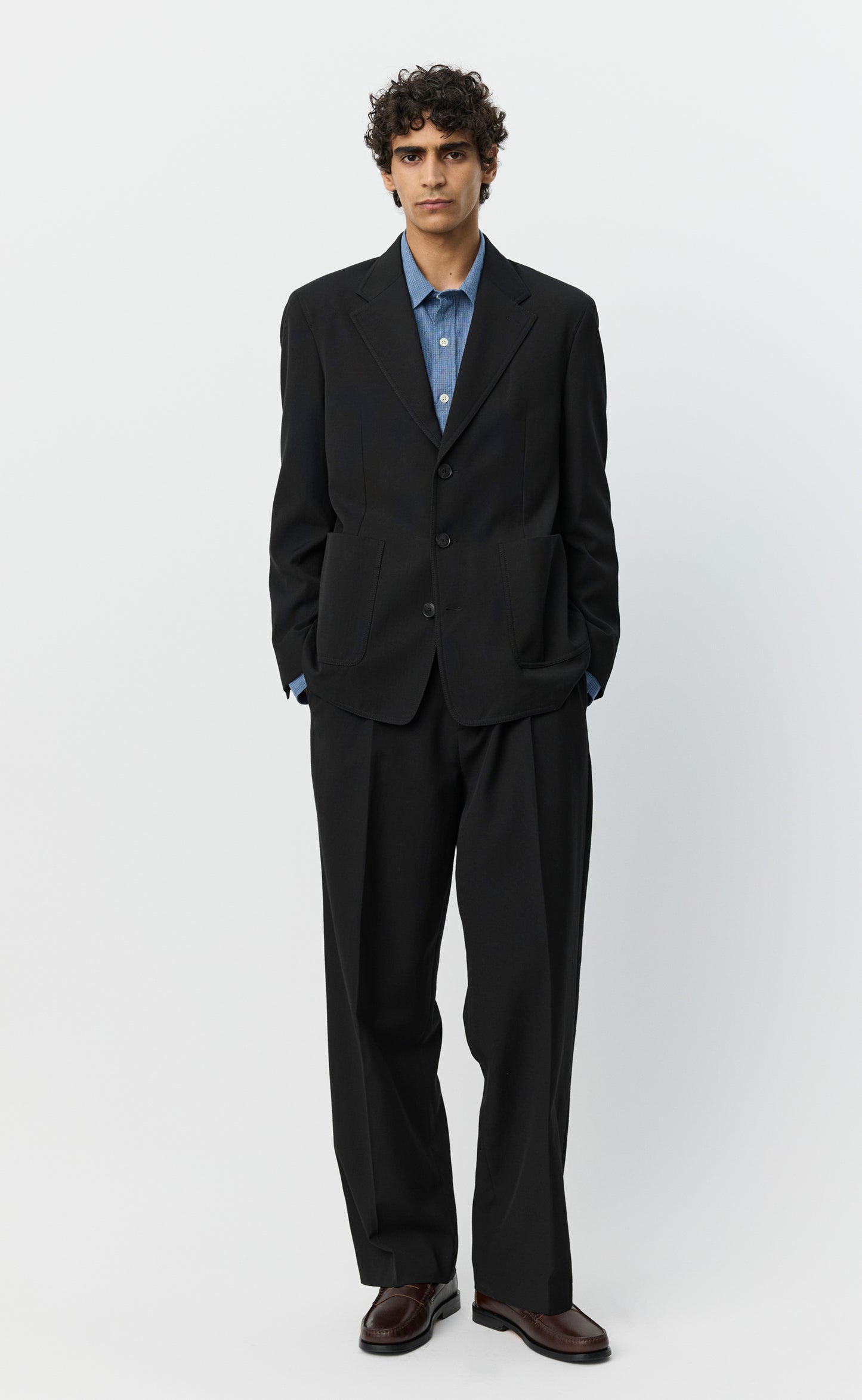Domain Jacket - Muted Black Cotton