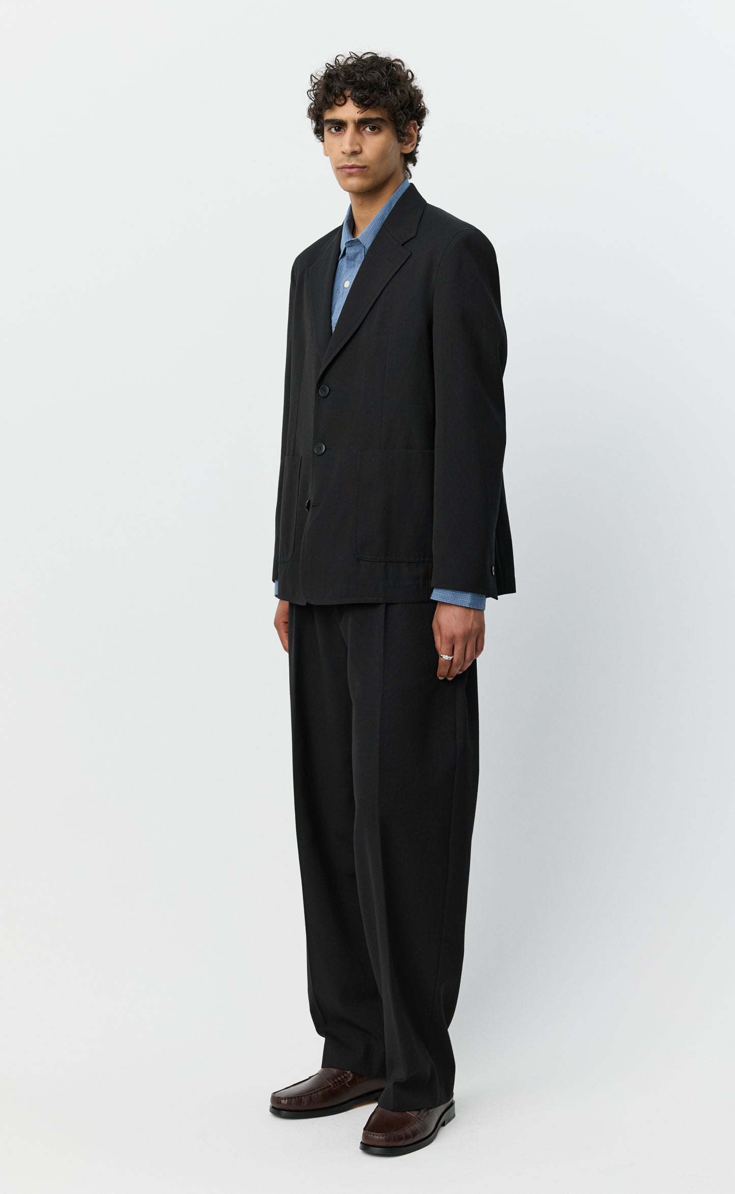 Domain Jacket - Muted Black Cotton