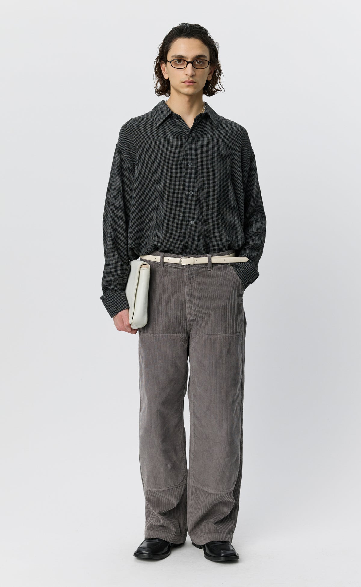 Double Knee Trousers - Dusty Gull Multi Cord