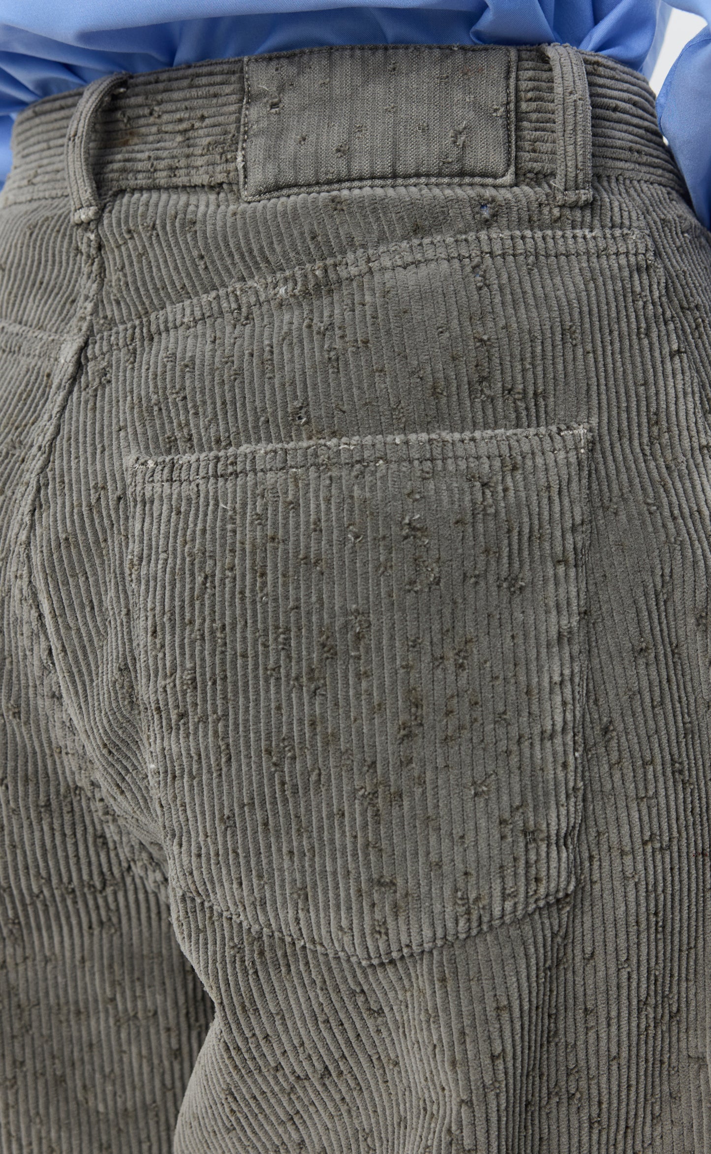 Editional Cord Shorts - Taupe Punch Out